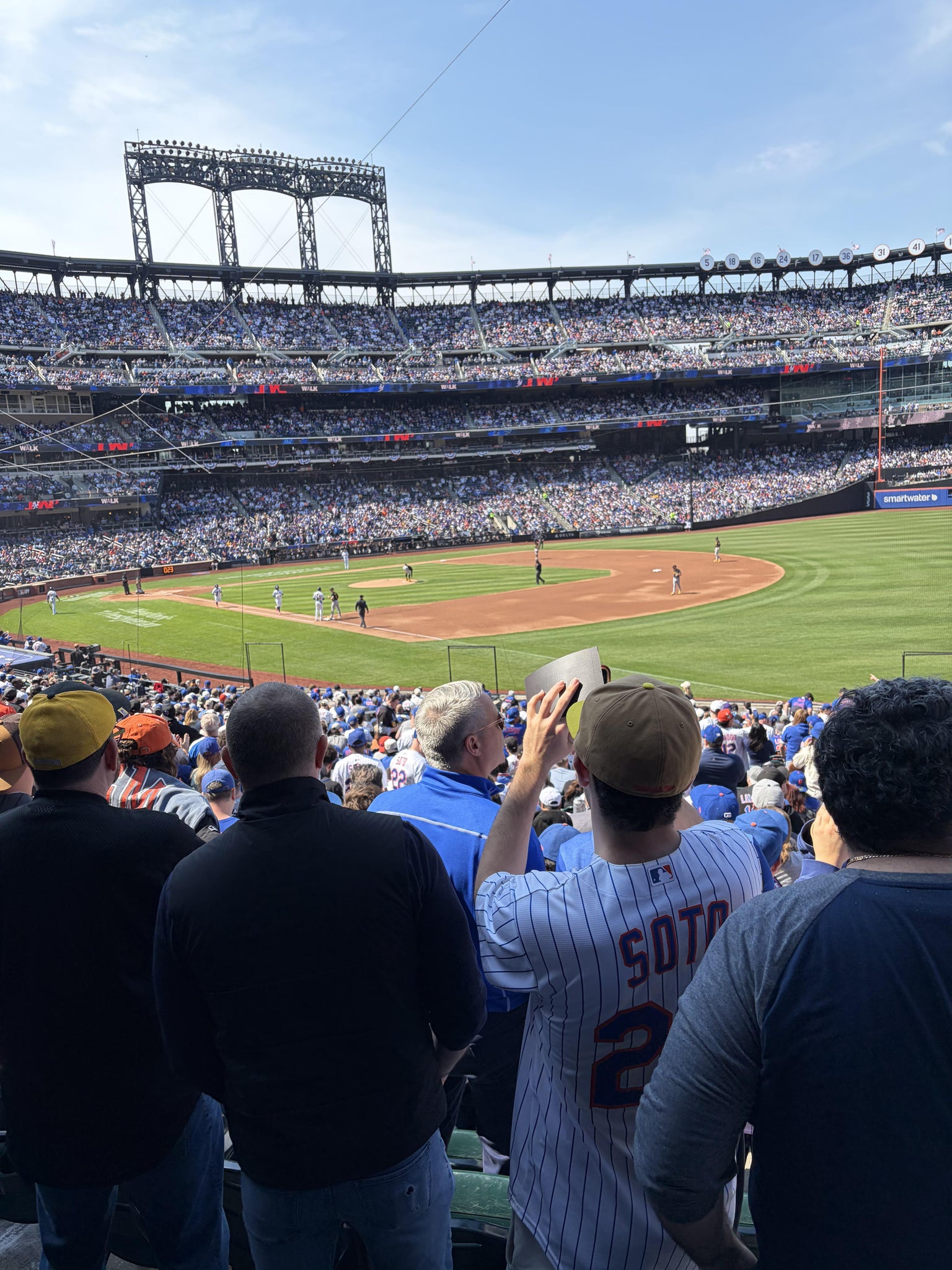 Real Fan View taken from Section 109 at Citi Field by Craig H