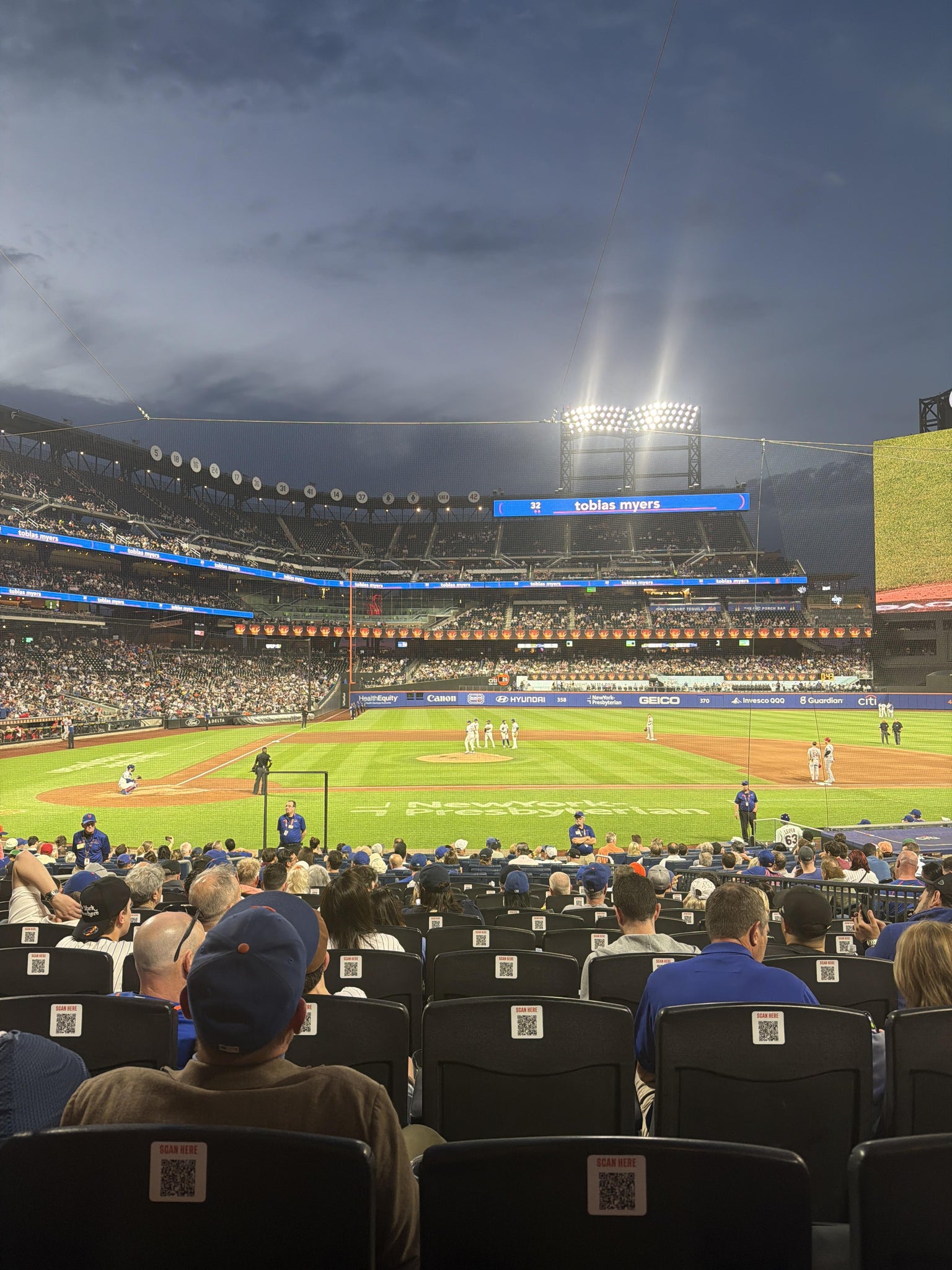Real Fan View taken from Section 11 at Citi Field by Alex S