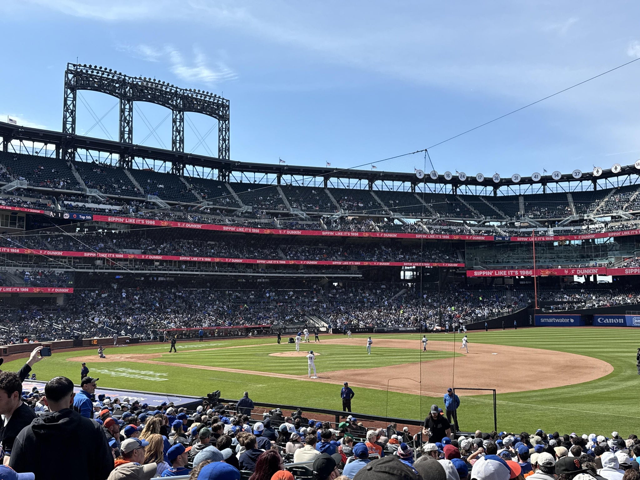 Real Fan View taken from Section 110 at Citi Field by Jason S