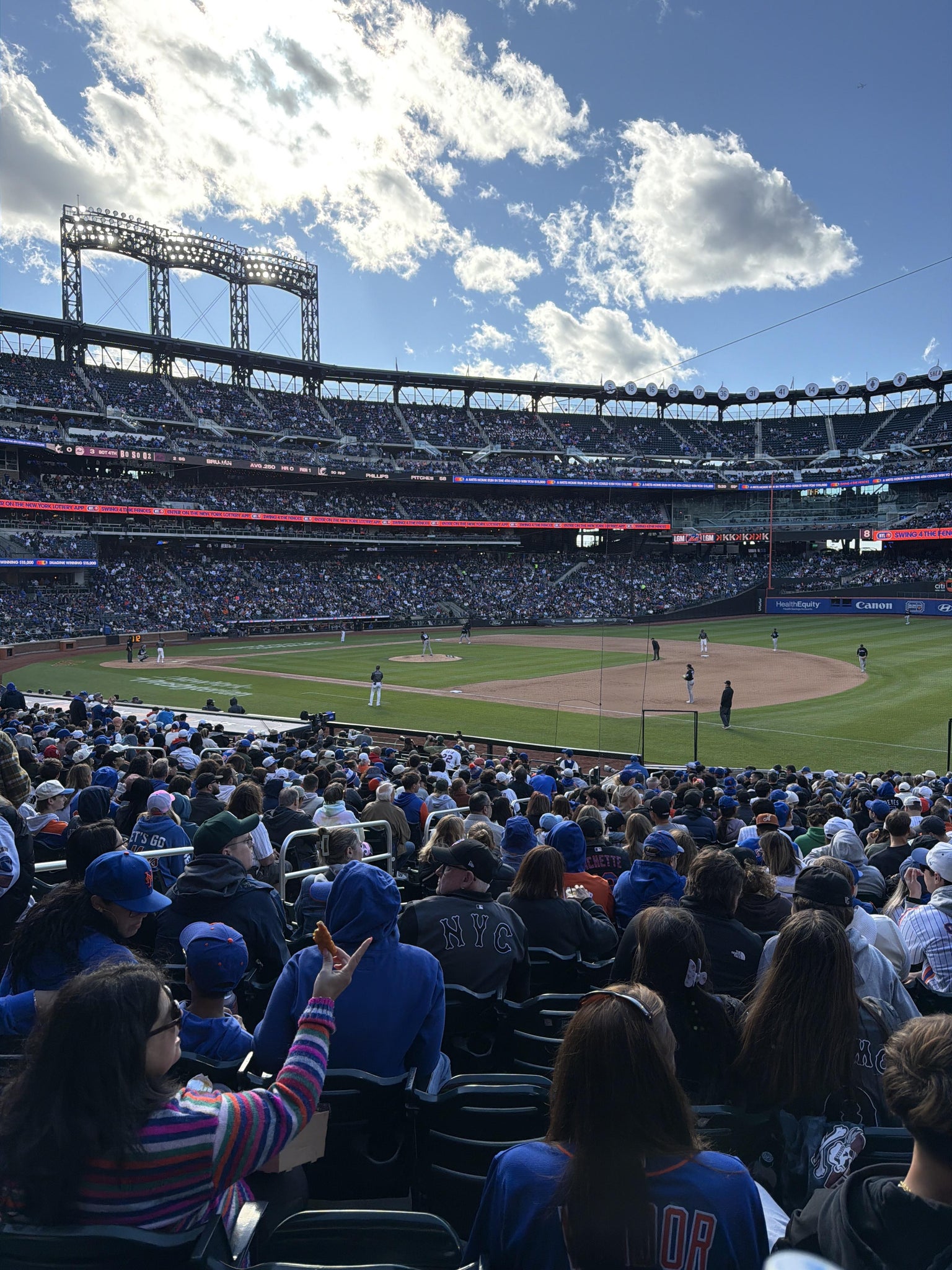Real Fan View taken from Section 110 at Citi Field by Anonymous User