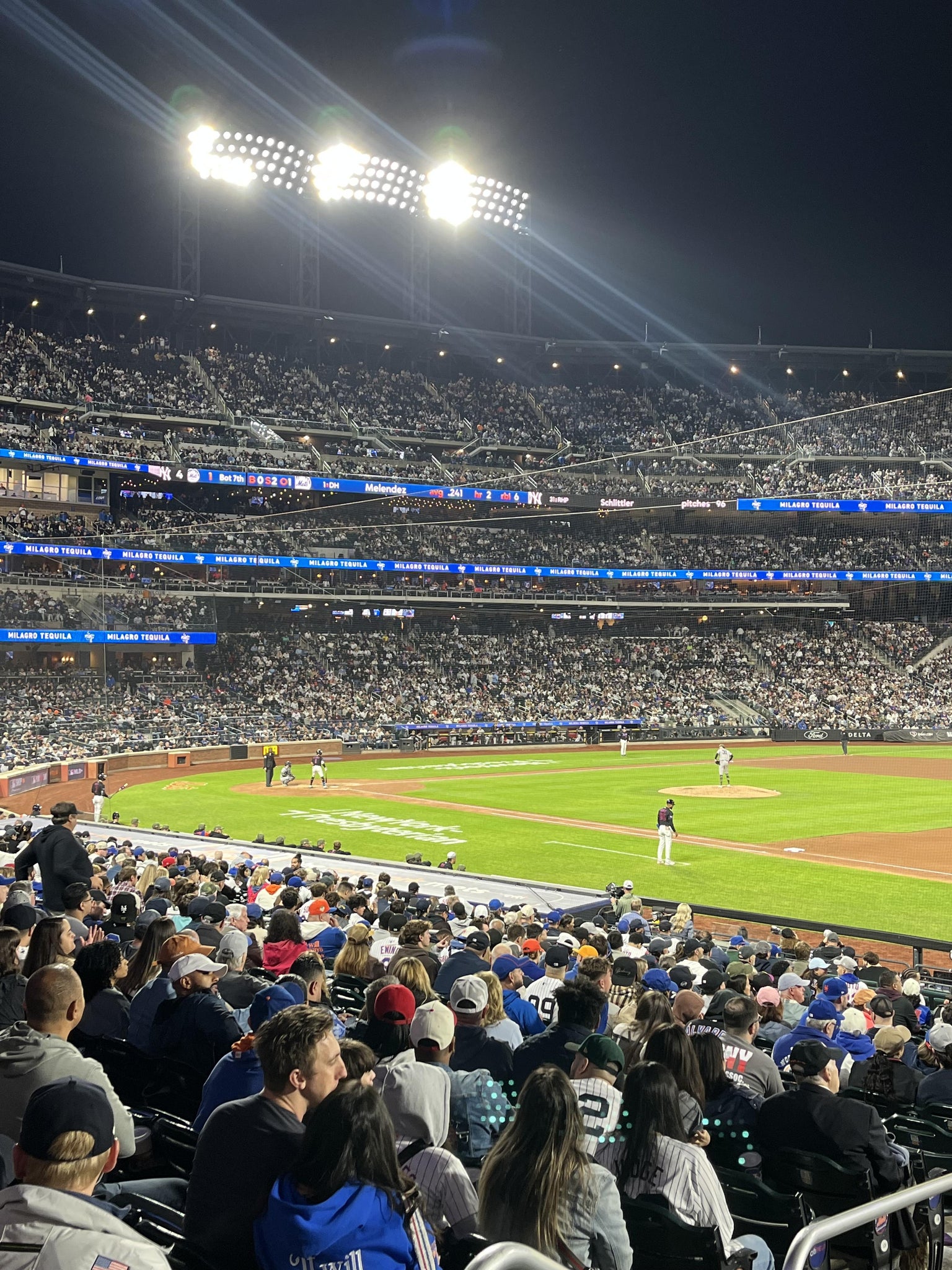 Real Fan View taken from Section 110 at Citi Field by Nicholas J