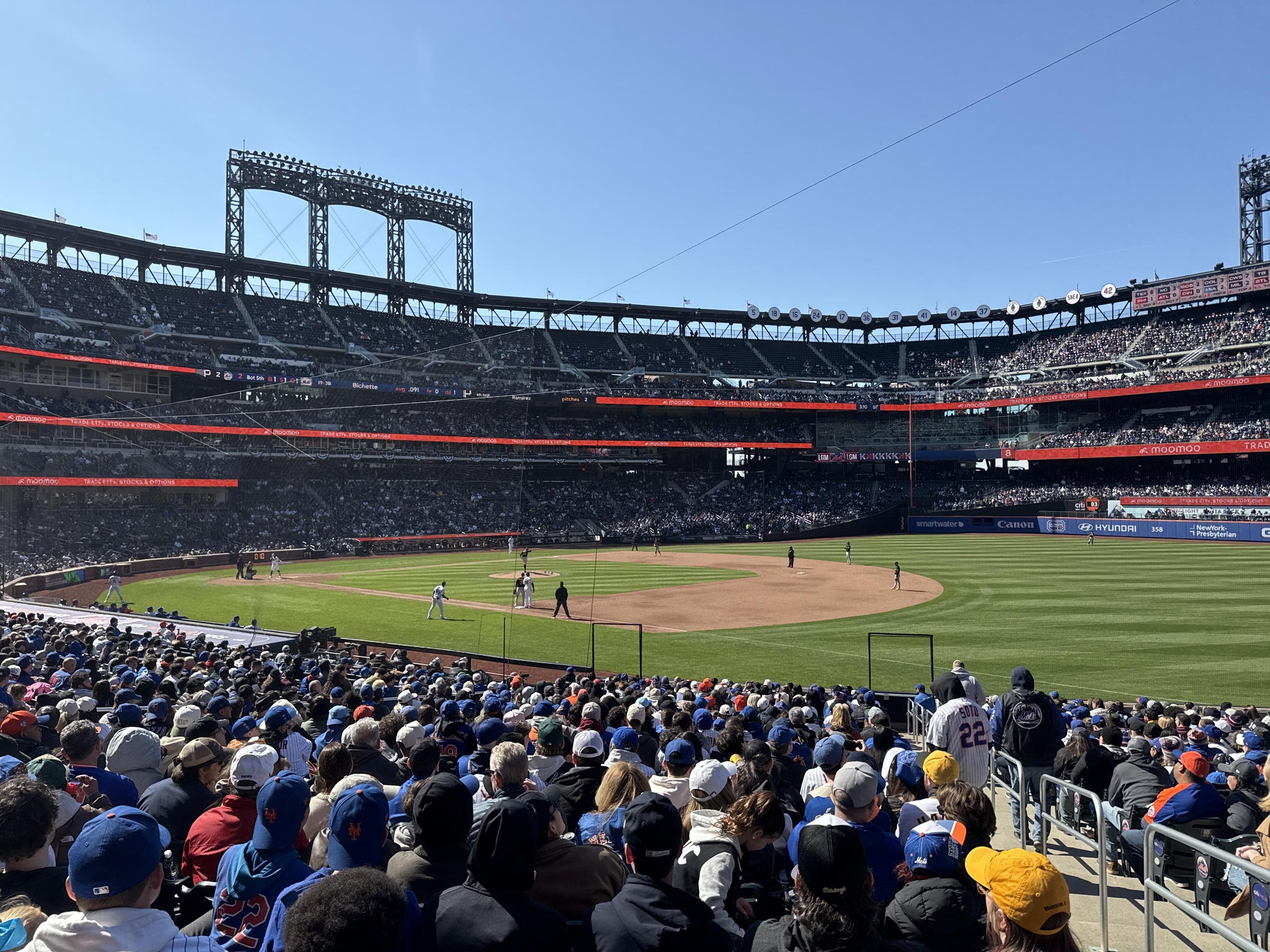 Real Fan View taken from Section 110 at Citi Field by Lorisha L