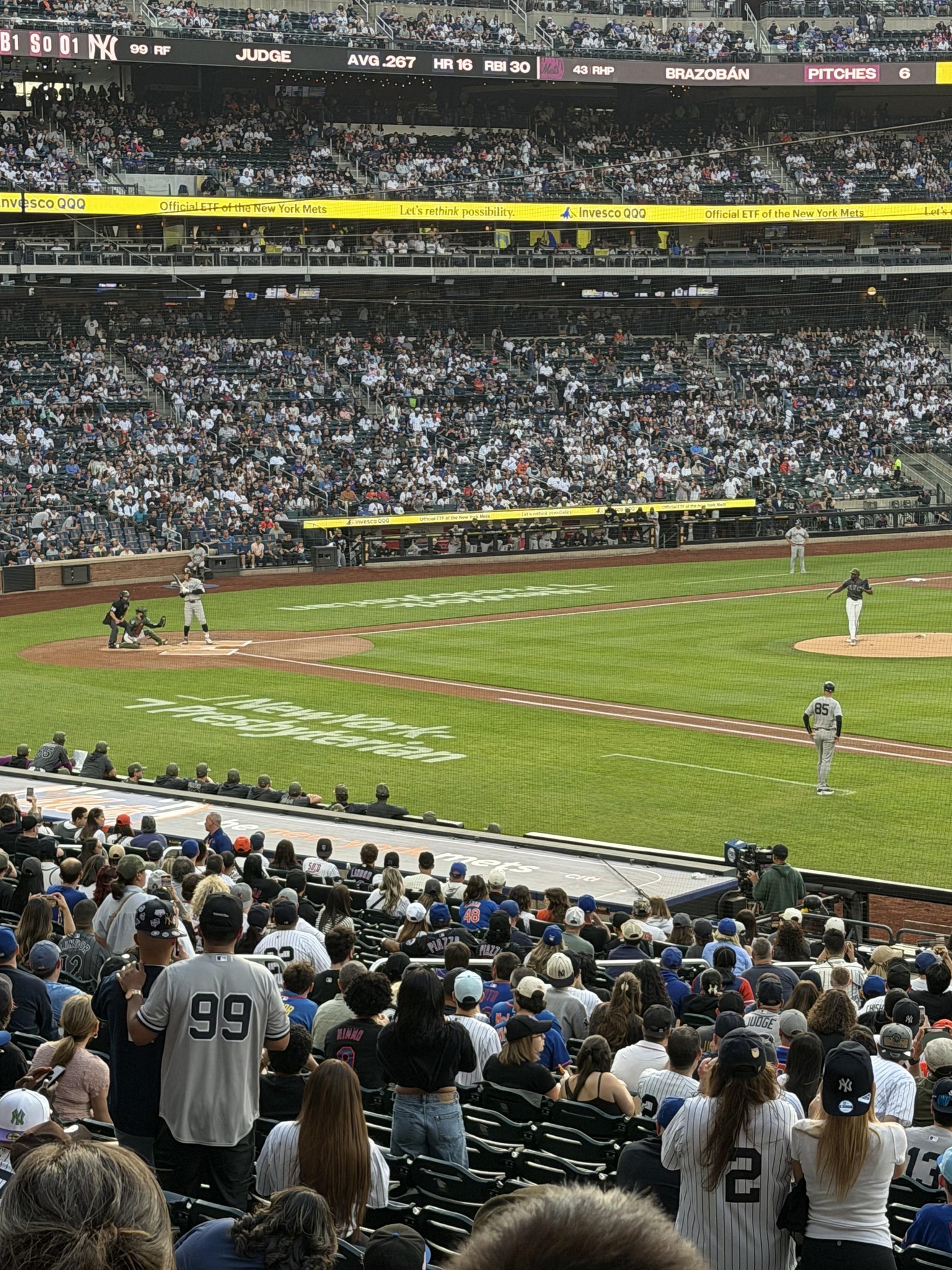 Real Fan View taken from Section 110 at Citi Field by Anonymous User