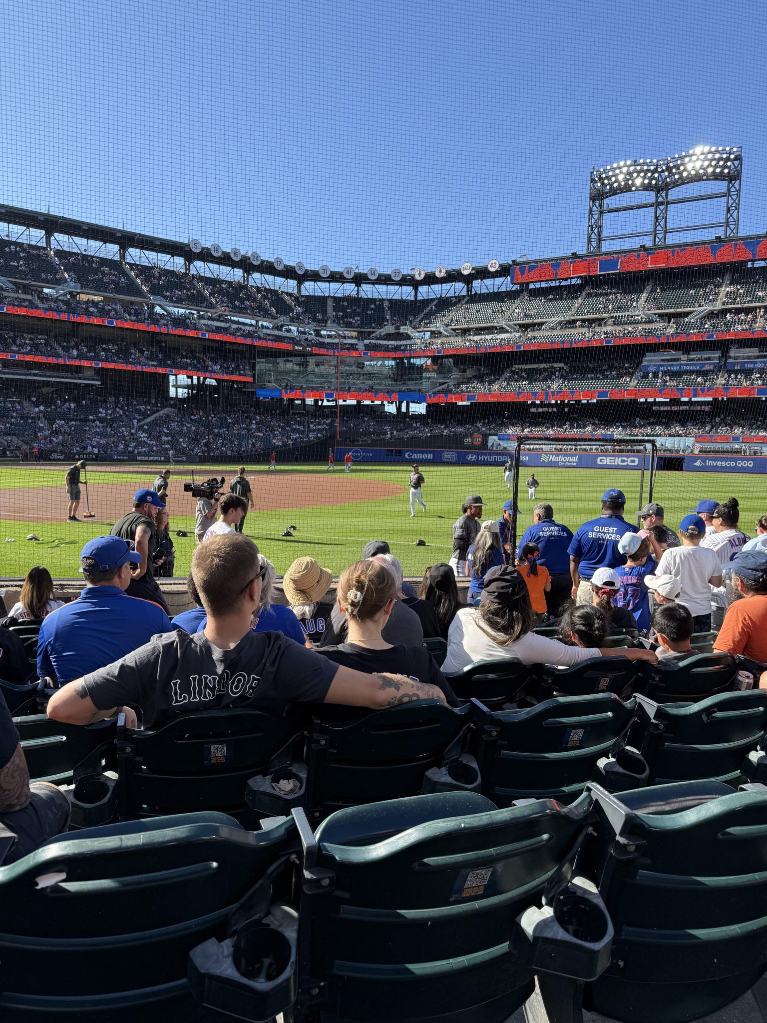 Real Fan View taken from Section 110 at Citi Field by Victoria U