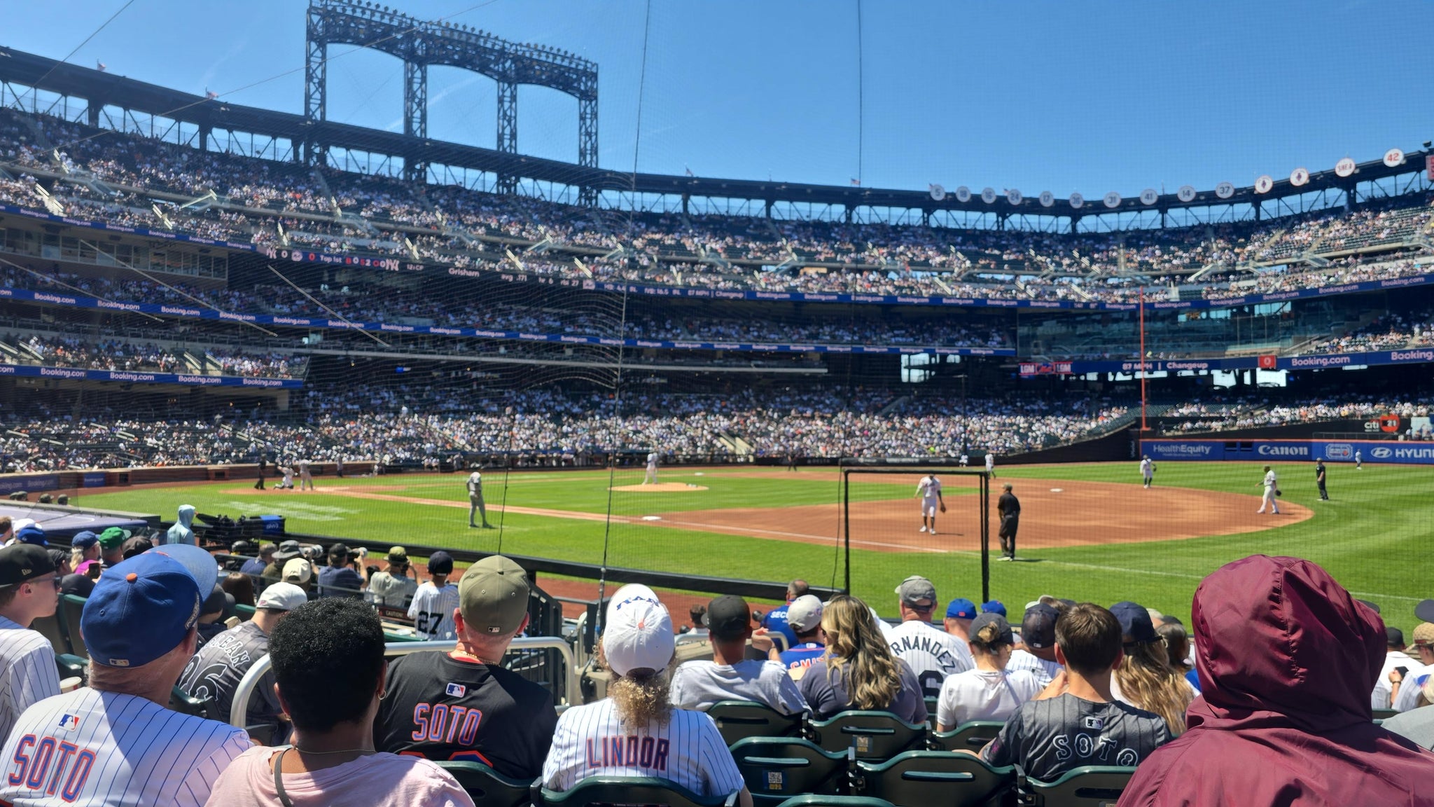 Real Fan View taken from Section 110 at Citi Field by Charlie B