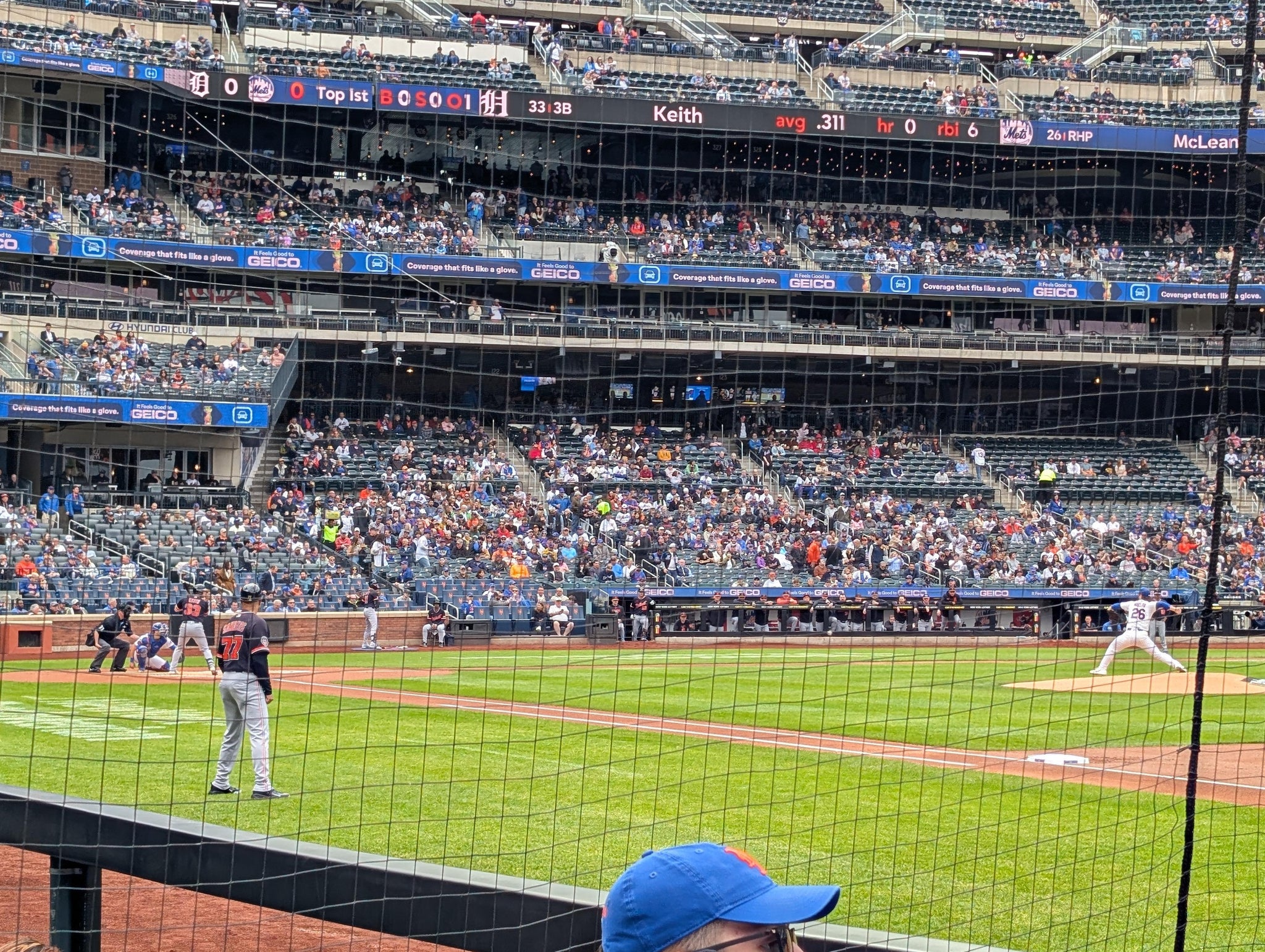 Real Fan View taken from Section 110 at Citi Field by Drew S