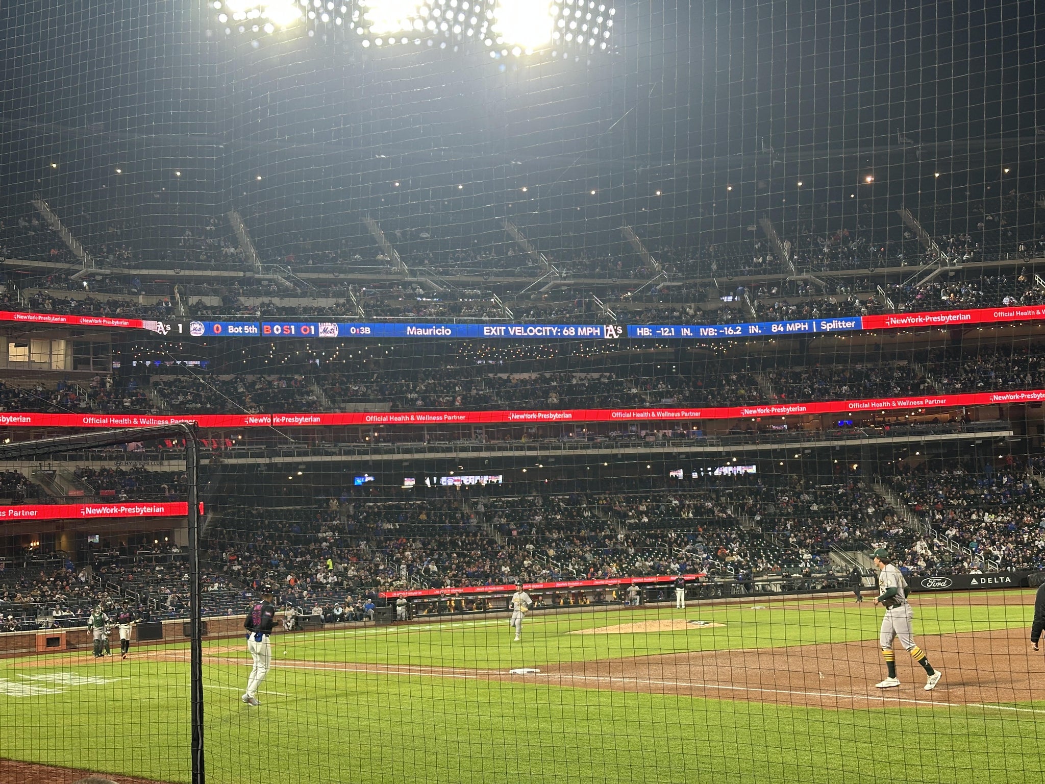 Real Fan View taken from Section 110 at Citi Field by Indira G