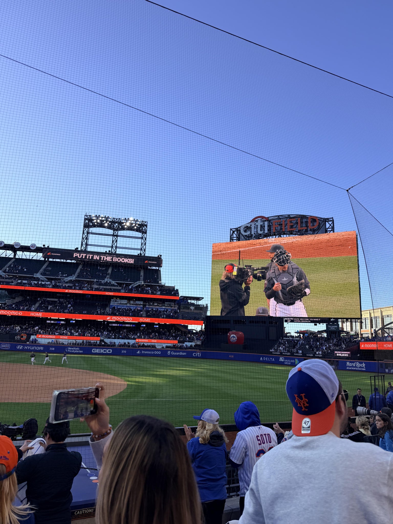 Real Fan View taken from Section 111 at Citi Field by Dan R
