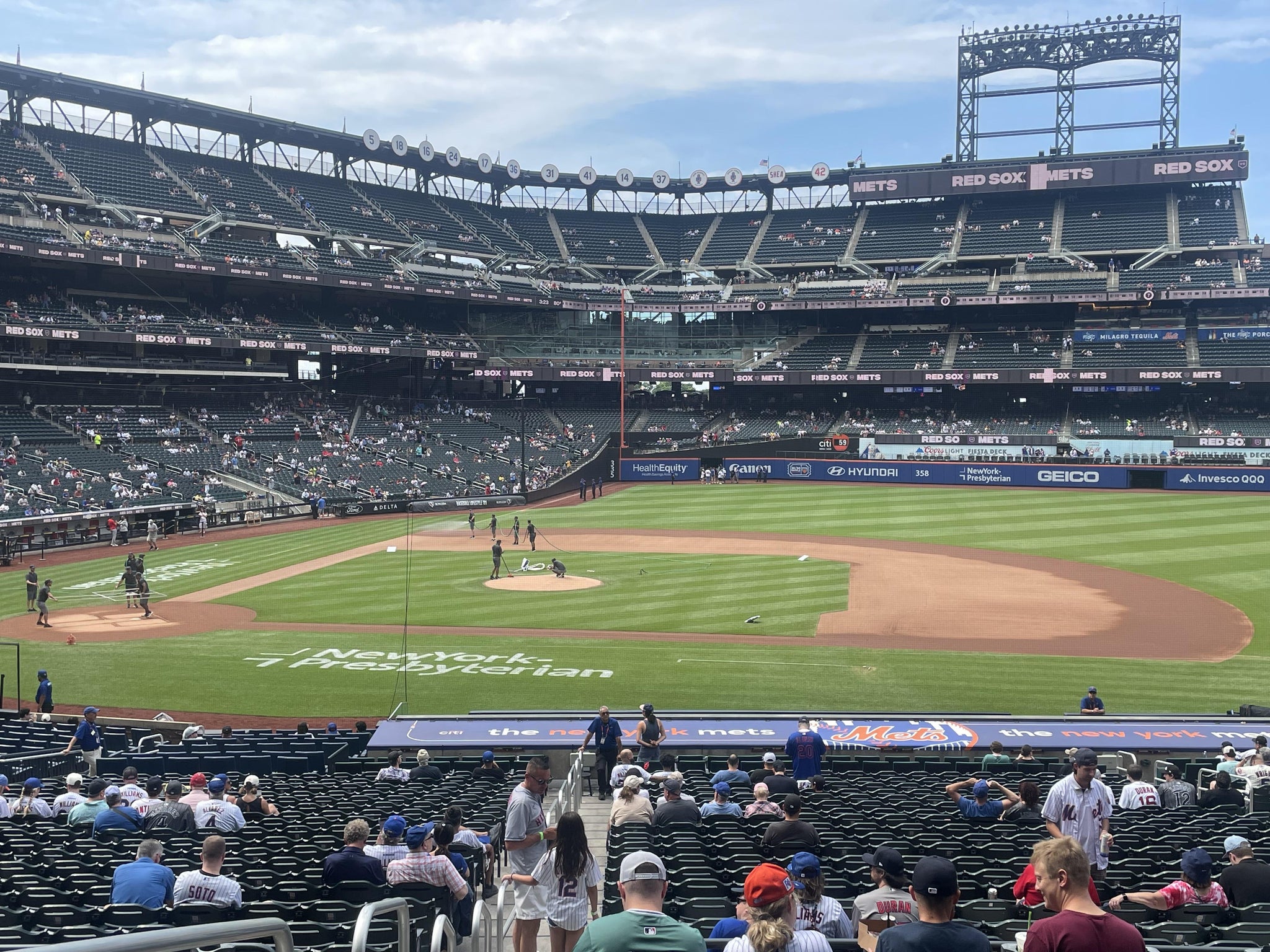 Real Fan View taken from Section 113 at Citi Field by Andrew S