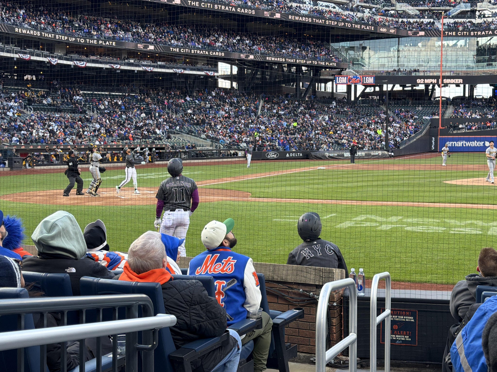 Real Fan View taken from Section 114 at Citi Field by Jairo B