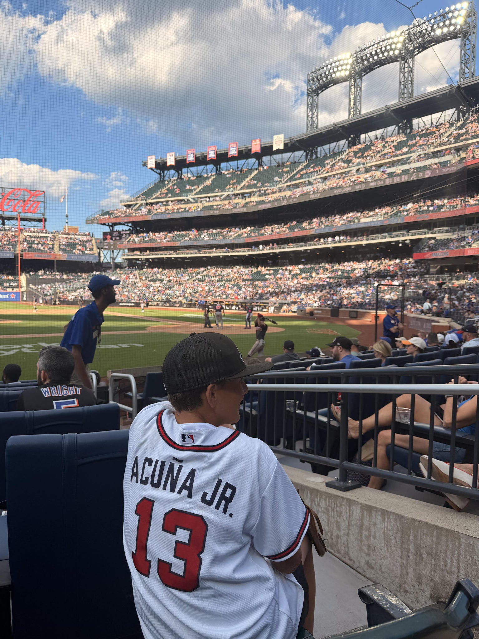 Real Fan View taken from Section 121 at Citi Field by Sandra T