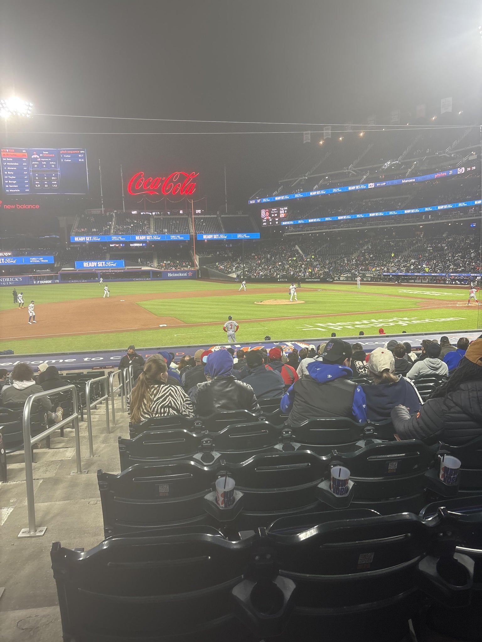 Real Fan View taken from Section 122 at Citi Field by Barry G