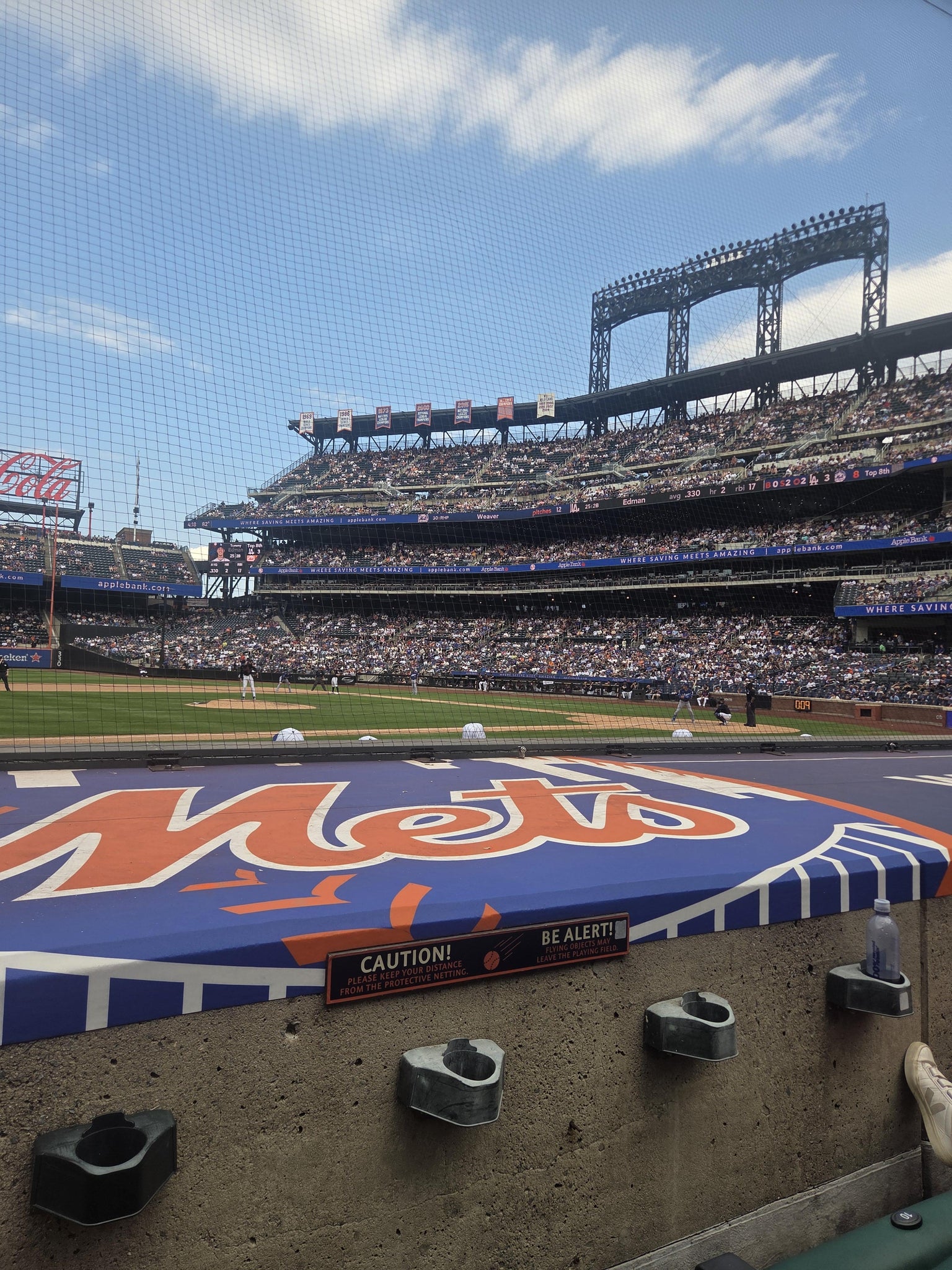 Vue réelle des fans prise de la Section 122 au site Citi Field par Shawn H