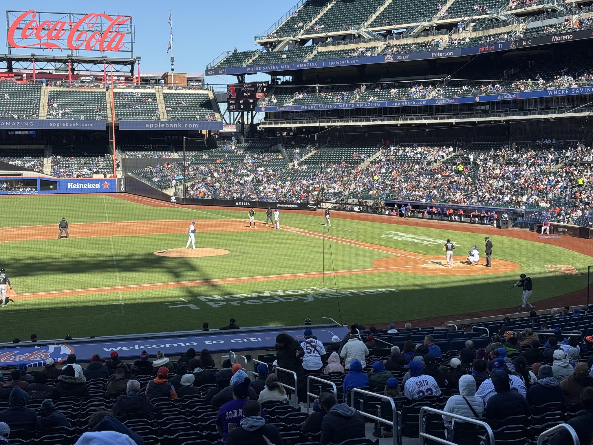 Real Fan View taken from Section 122 at Citi Field by Daniel G