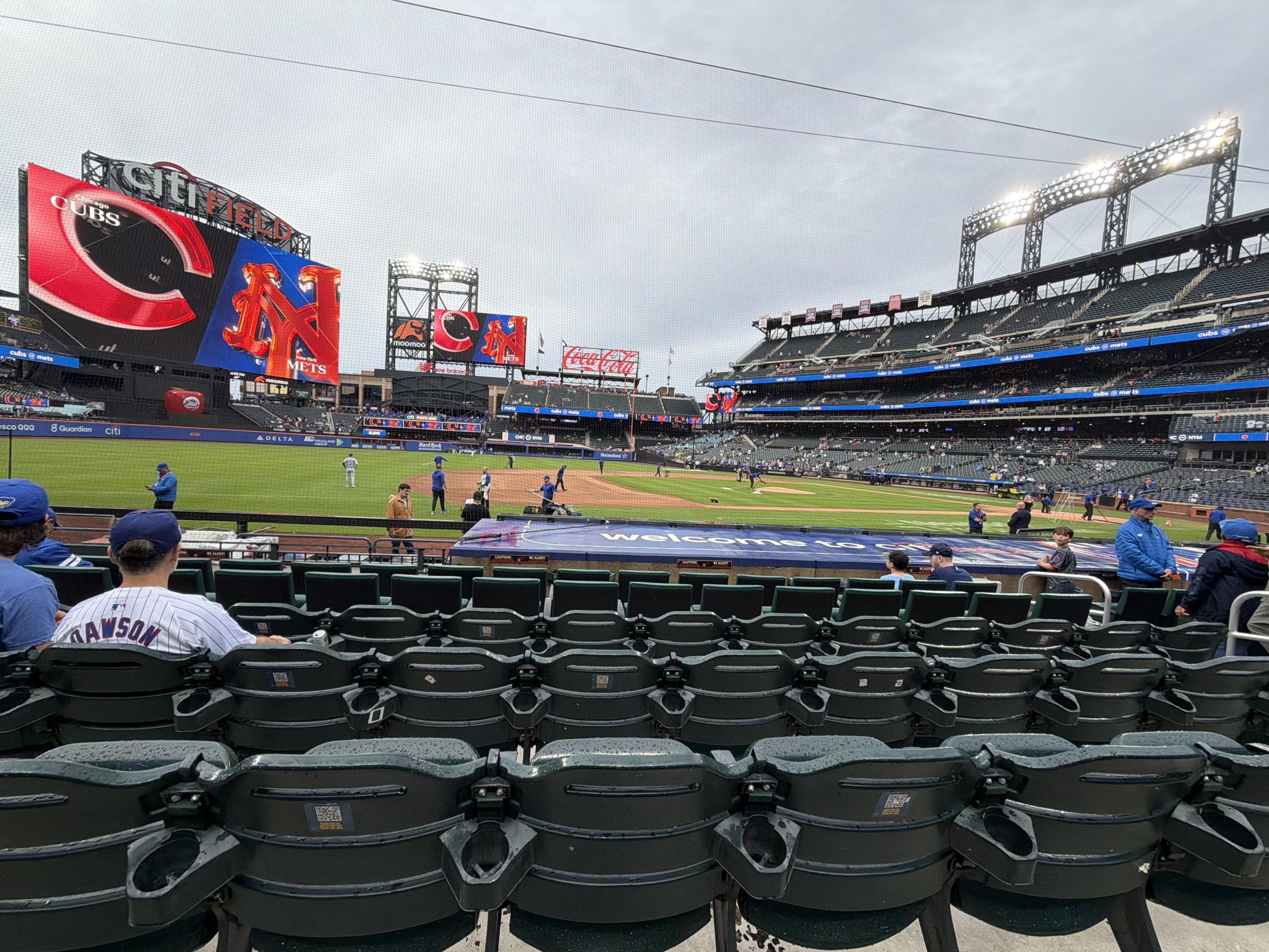 Real Fan View taken from Section 123 at Citi Field by Glenn J