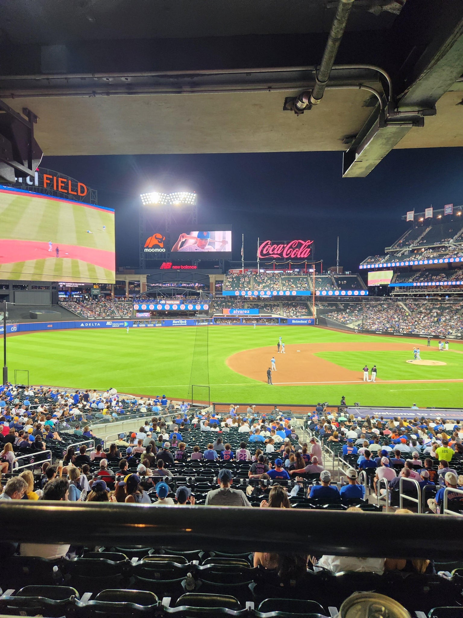 Real Fan View taken from Section 124 at Citi Field by Ana L