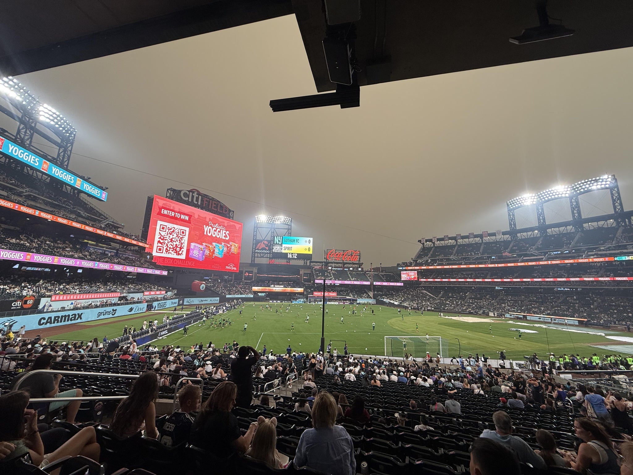 Real Fan View taken from Section 126 at Citi Field by Conor K