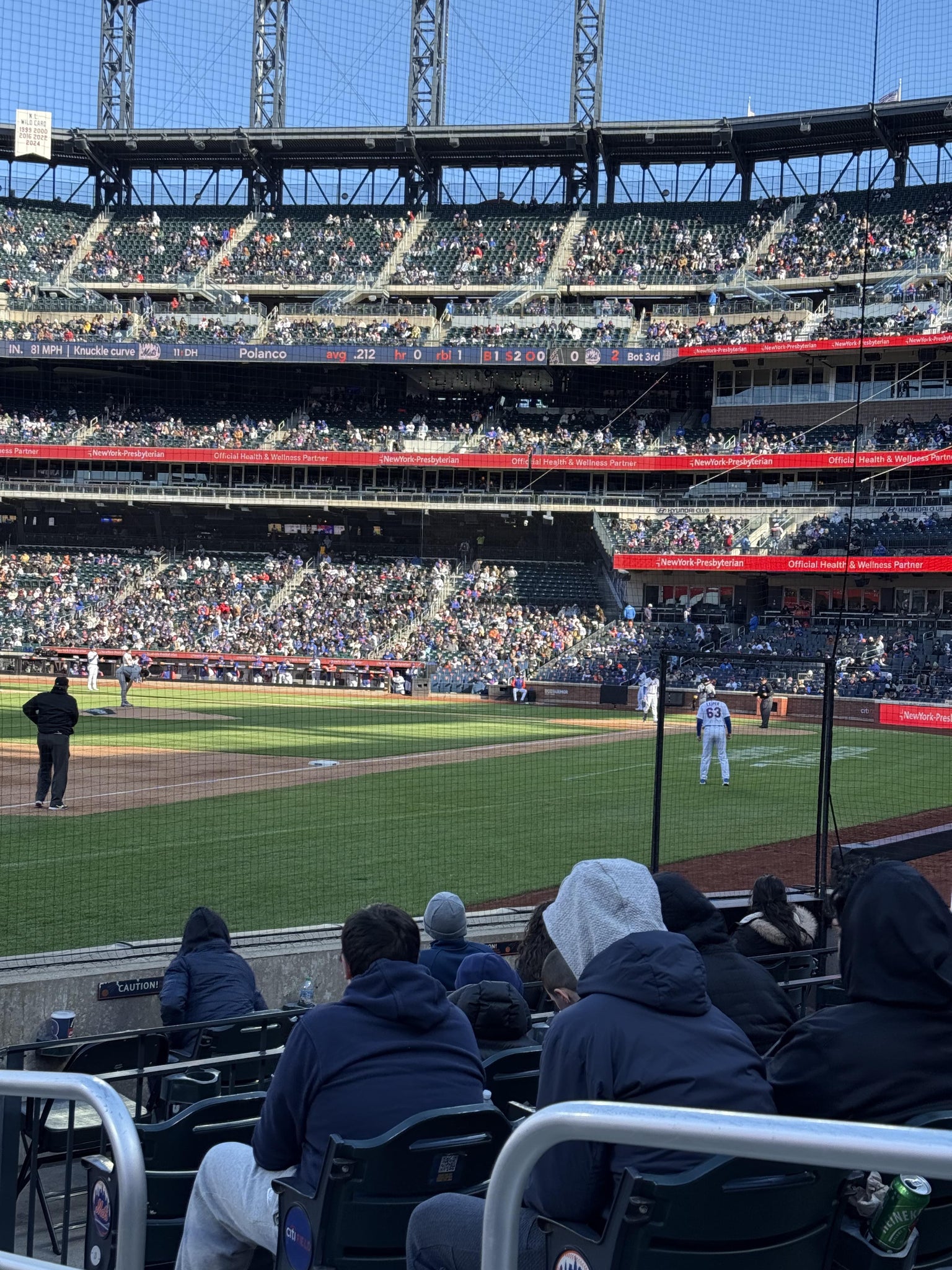 Real Fan View taken from Section 126 at Citi Field by Brian M