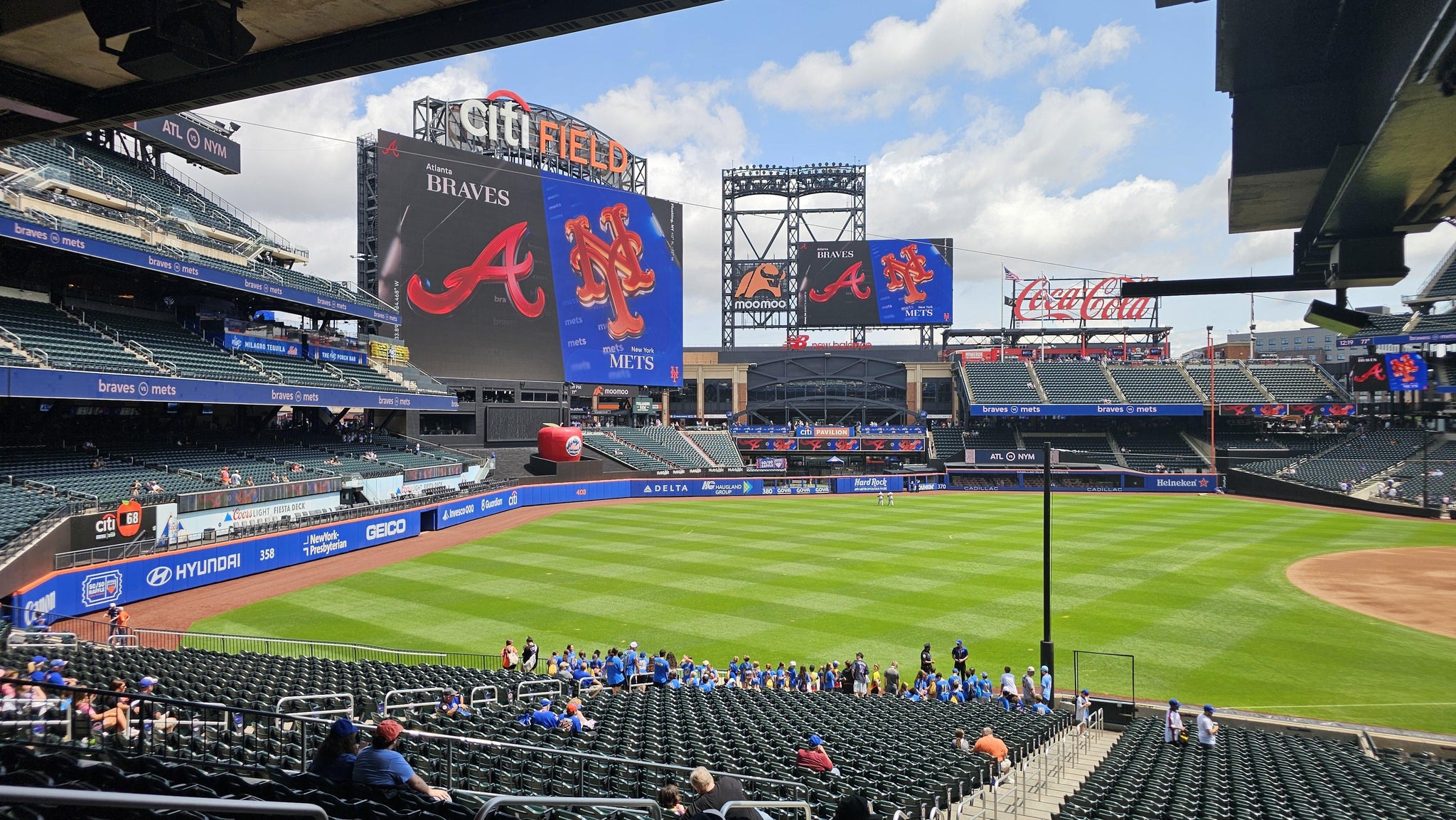 Real Fan View taken from Section 127 at Citi Field by Simon C
