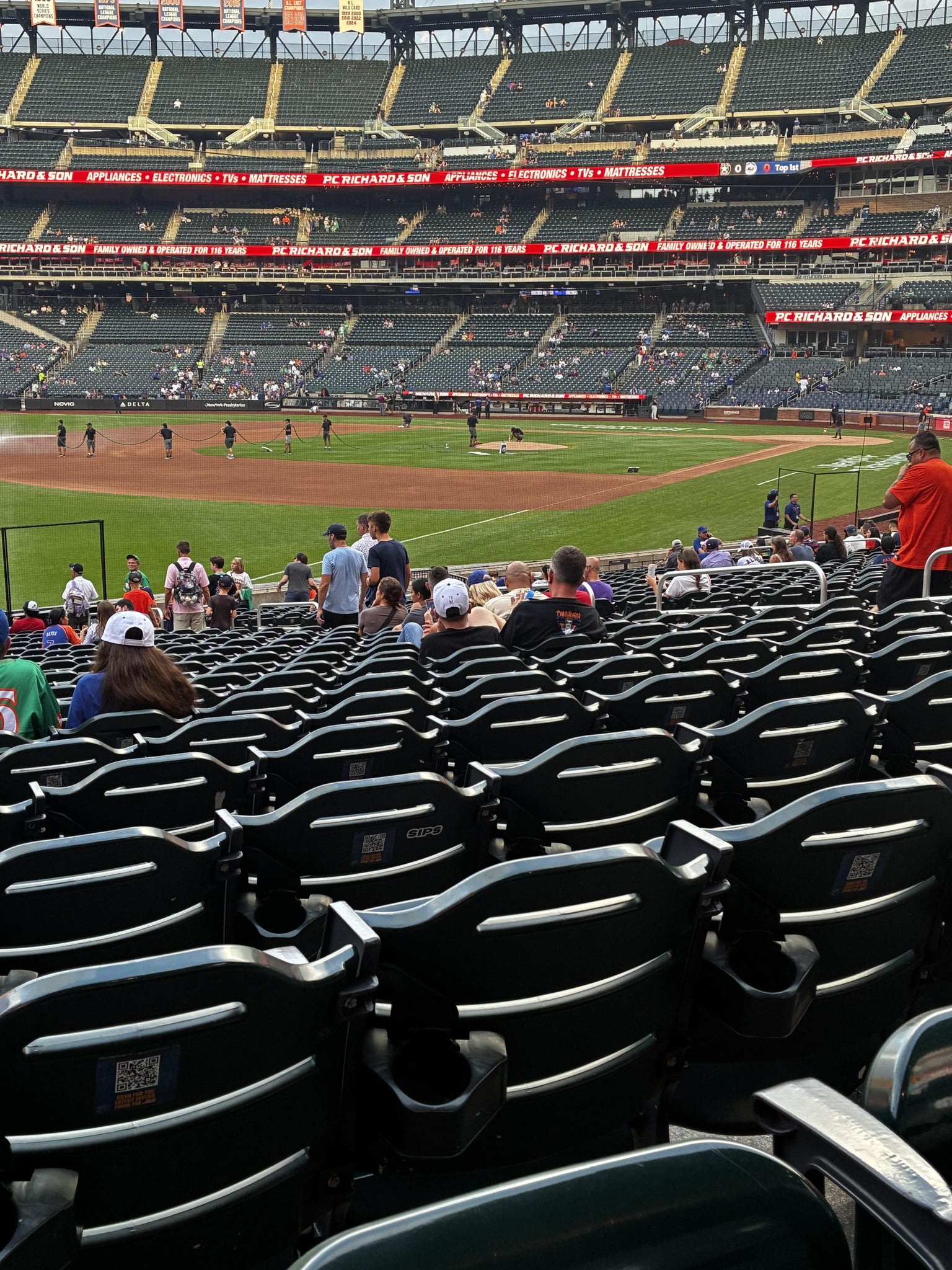 Real Fan View taken from Section 128 at Citi Field by Samuel S