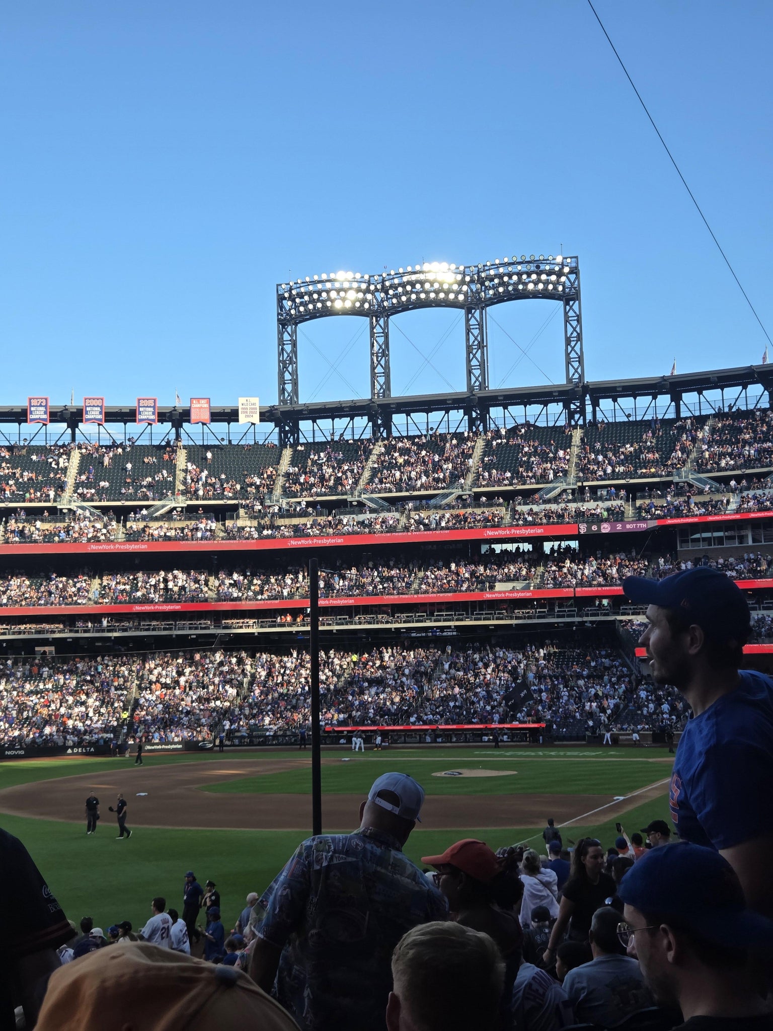 Real Fan View taken from Section 129 at Citi Field by Dalin R