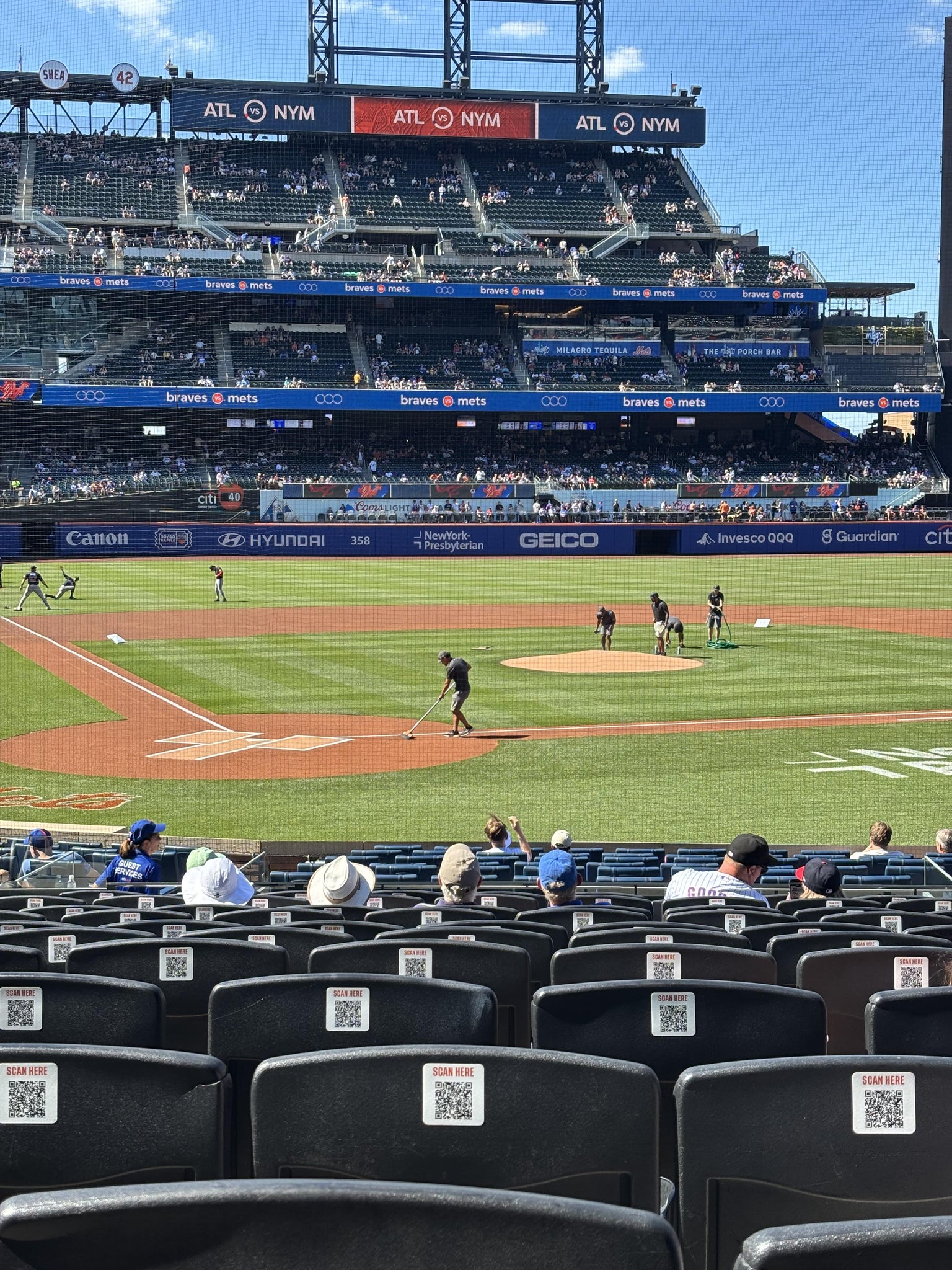 Real Fan View taken from Section 13 at Citi Field by Adam F