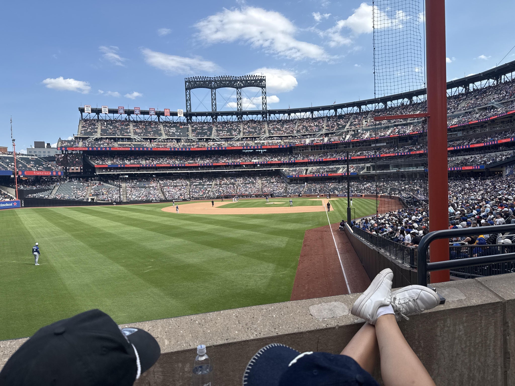 Vue réelle des fans prise de la Section 132 au site Citi Field par Kenichi T
