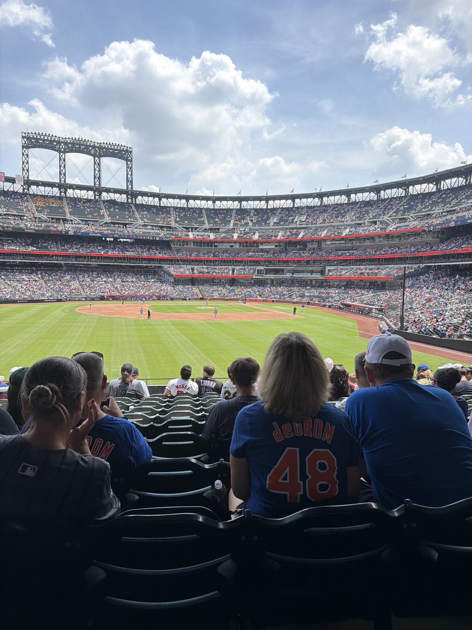 Real Fan View taken from Section 135 at Citi Field by Thomas B