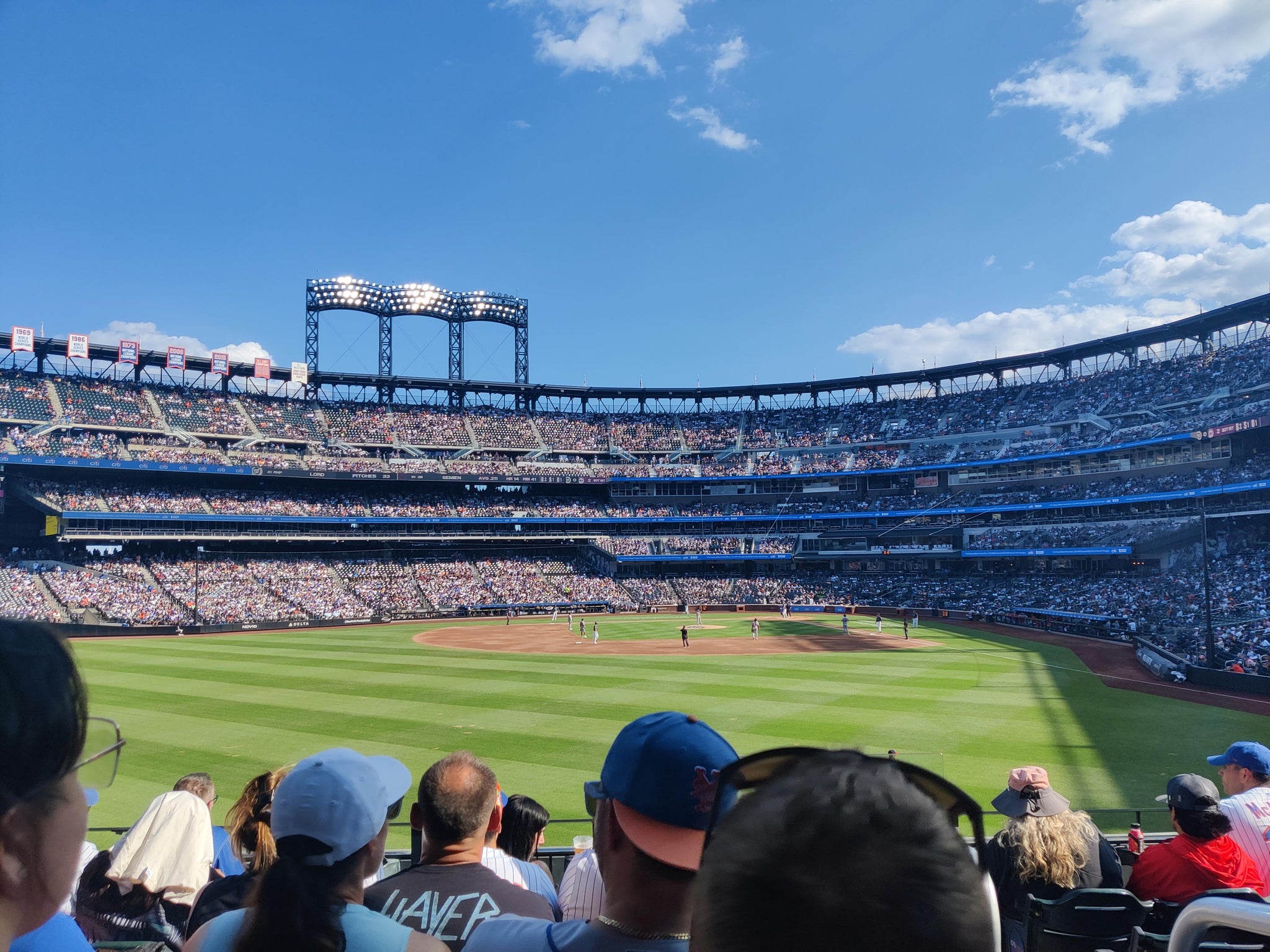 Real Fan View taken from Section 136 at Citi Field by Min hyung A