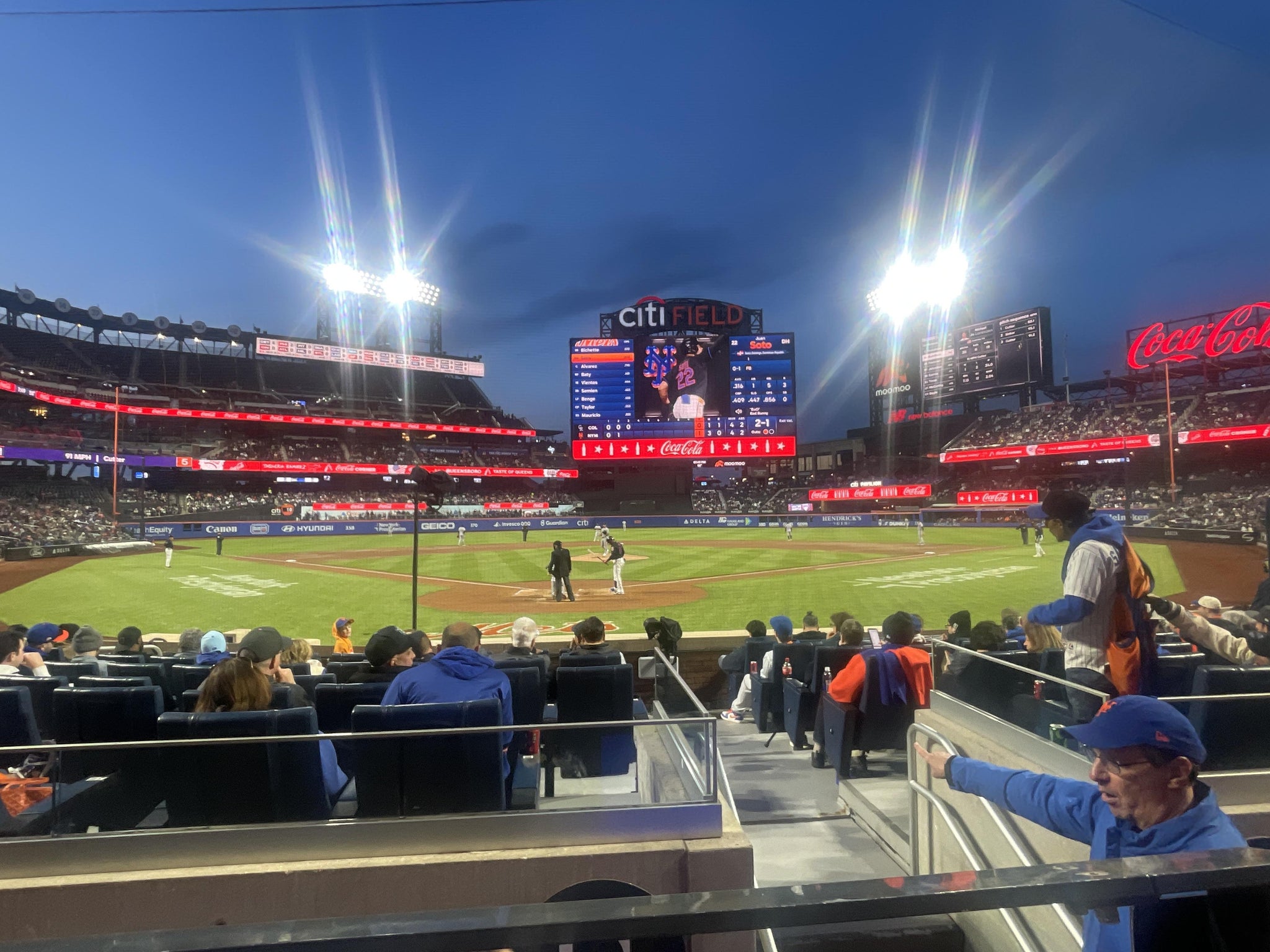 Real Fan View taken from Section 15 at Citi Field by Yi W