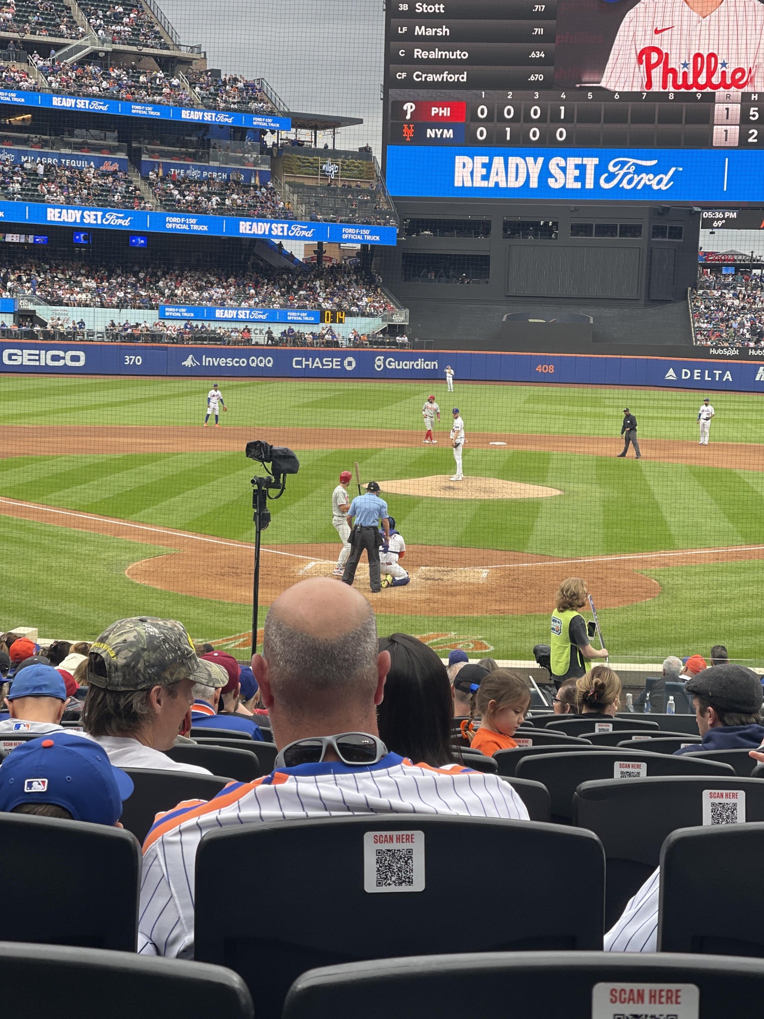 Real Fan View taken from Section 15 at Citi Field by Pedro G