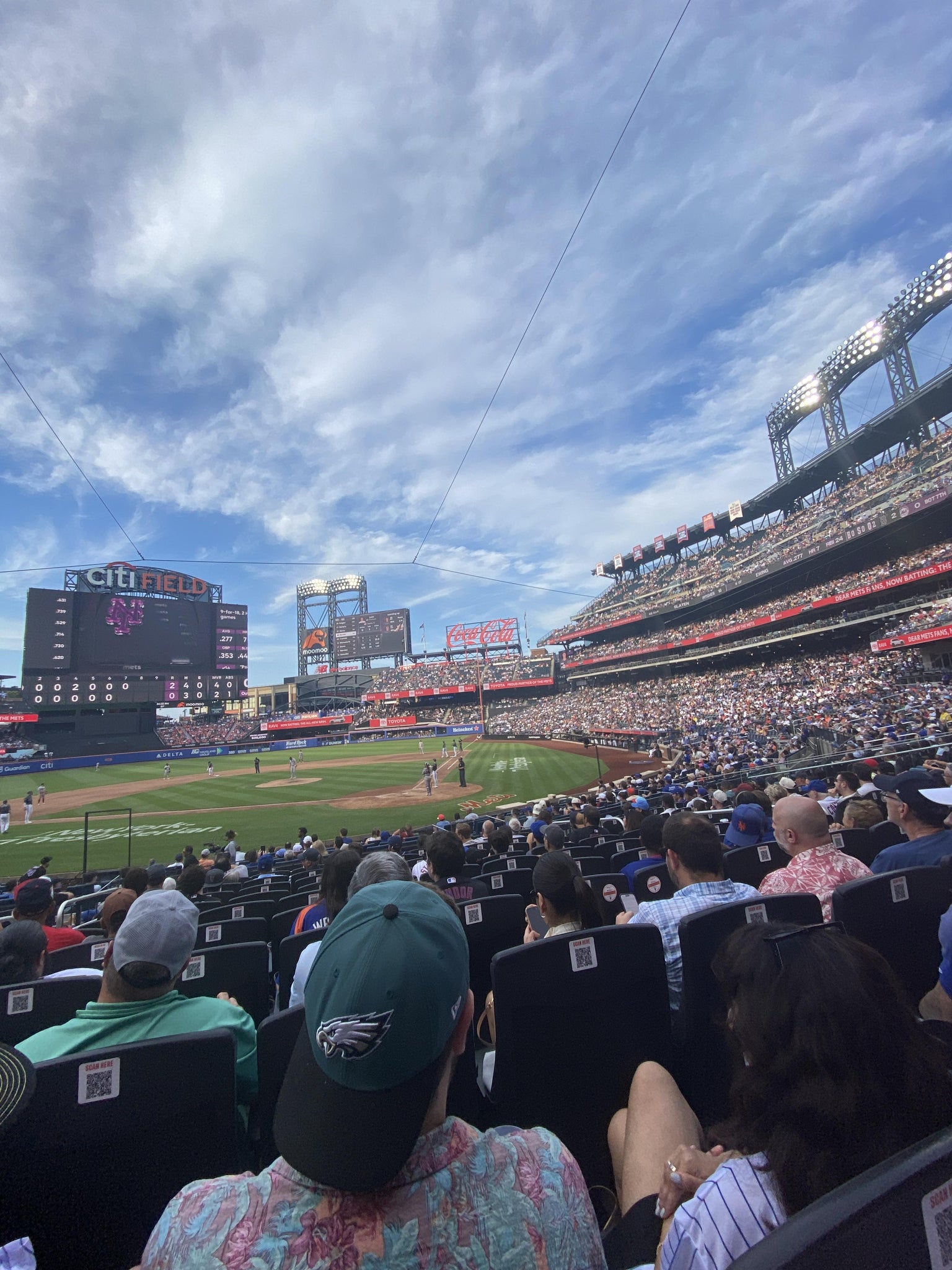 Real Fan View taken from Section 17 at Citi Field by Laurie H