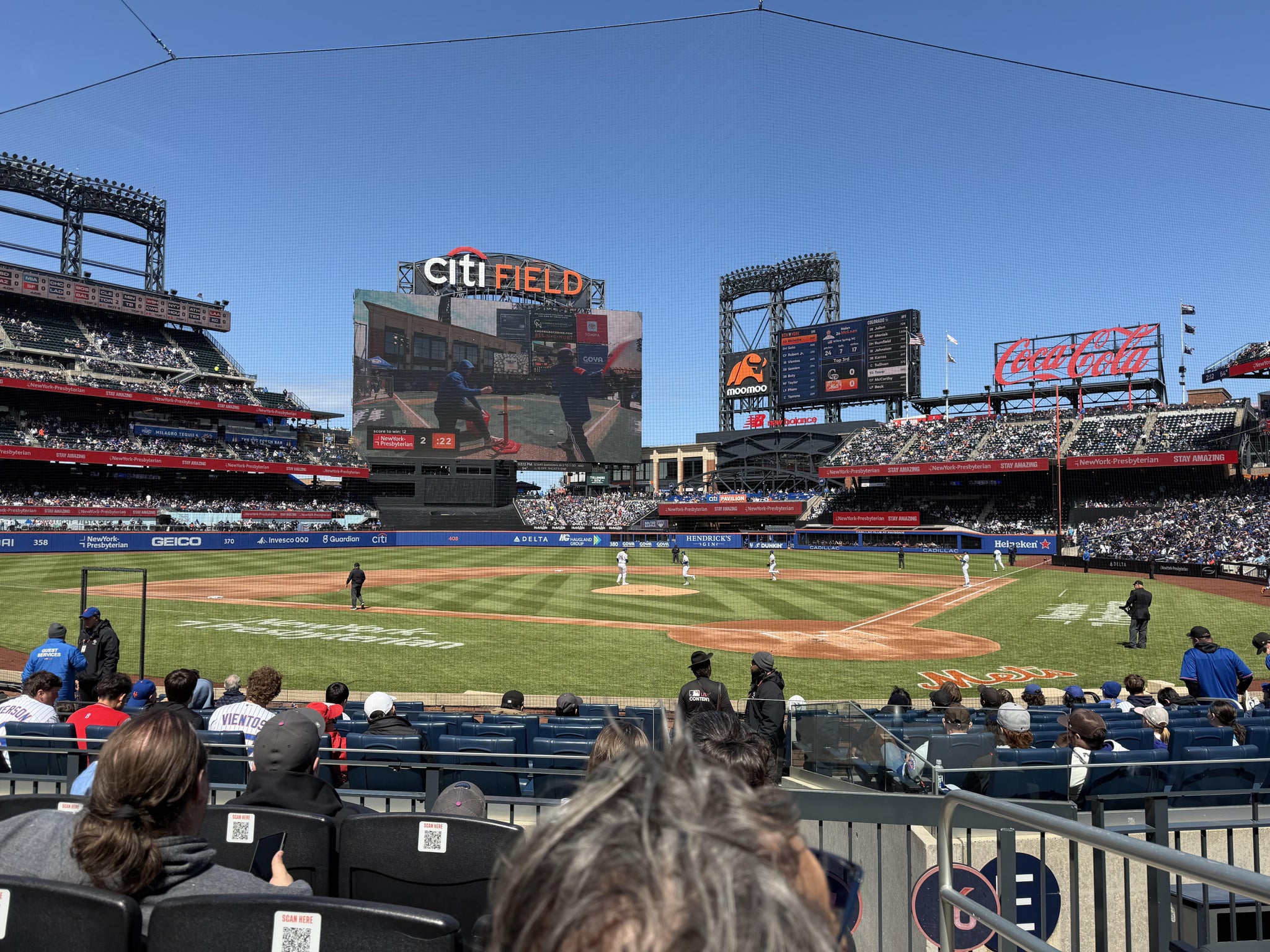 Real Fan View taken from Section 17 at Citi Field by Joe B
