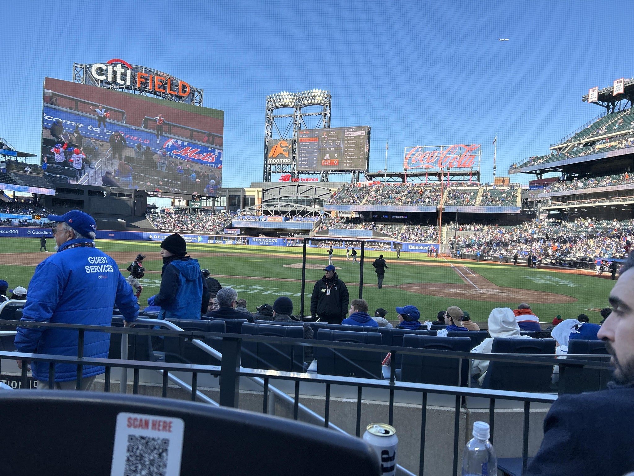 Real Fan View taken from Section 18 at Citi Field by Gregory H