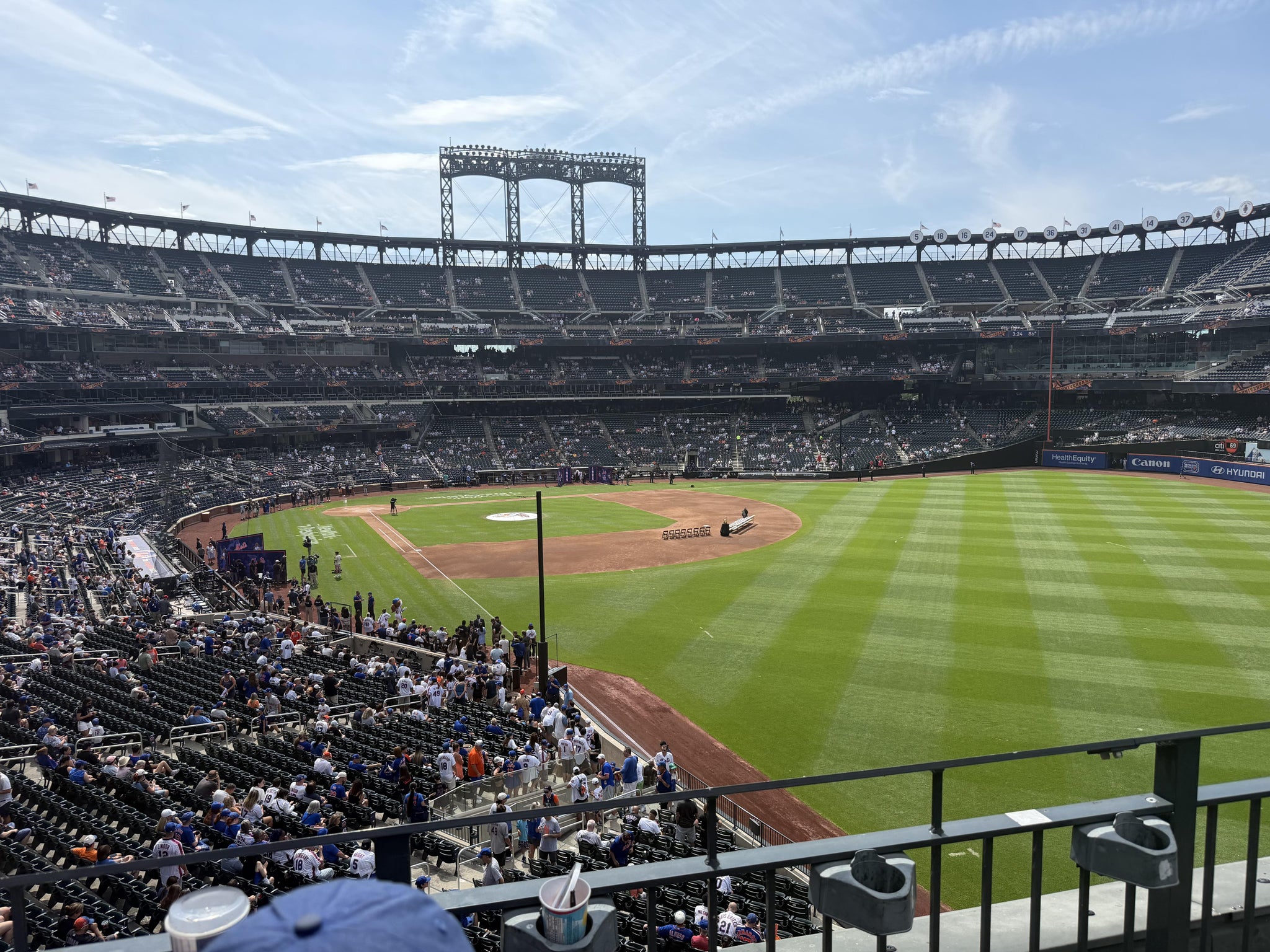 Real Fan View taken from Section 305 at Citi Field by Celeste O