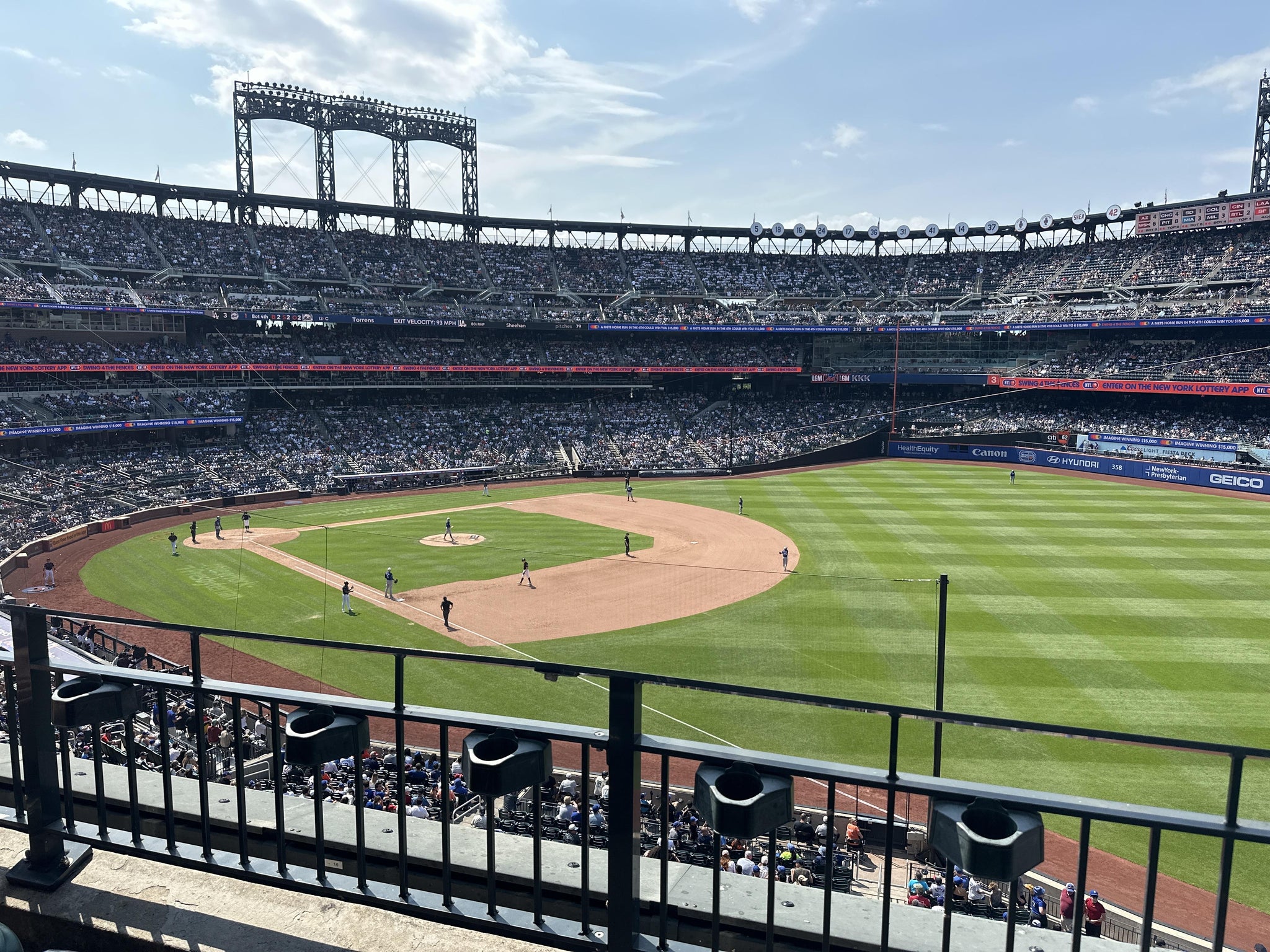 Vue réelle des fans prise de la Section 307 au site Citi Field par Anonymous User