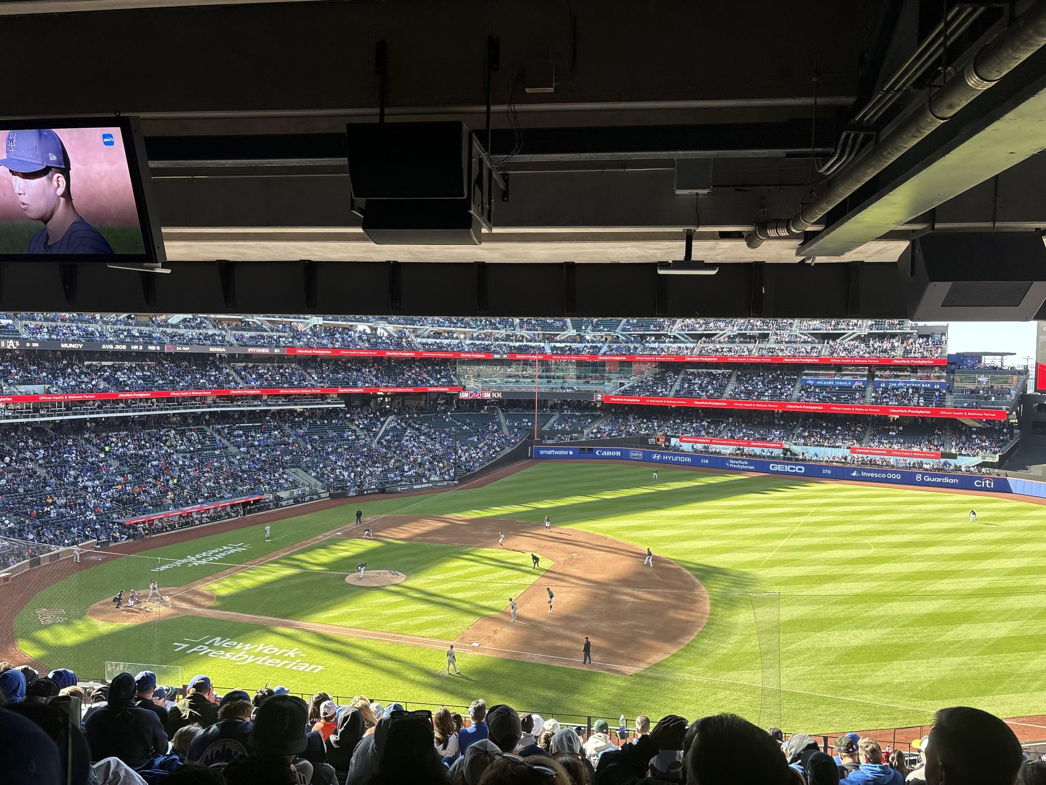 Real Fan View taken from Section 310 at Citi Field by Ethan O