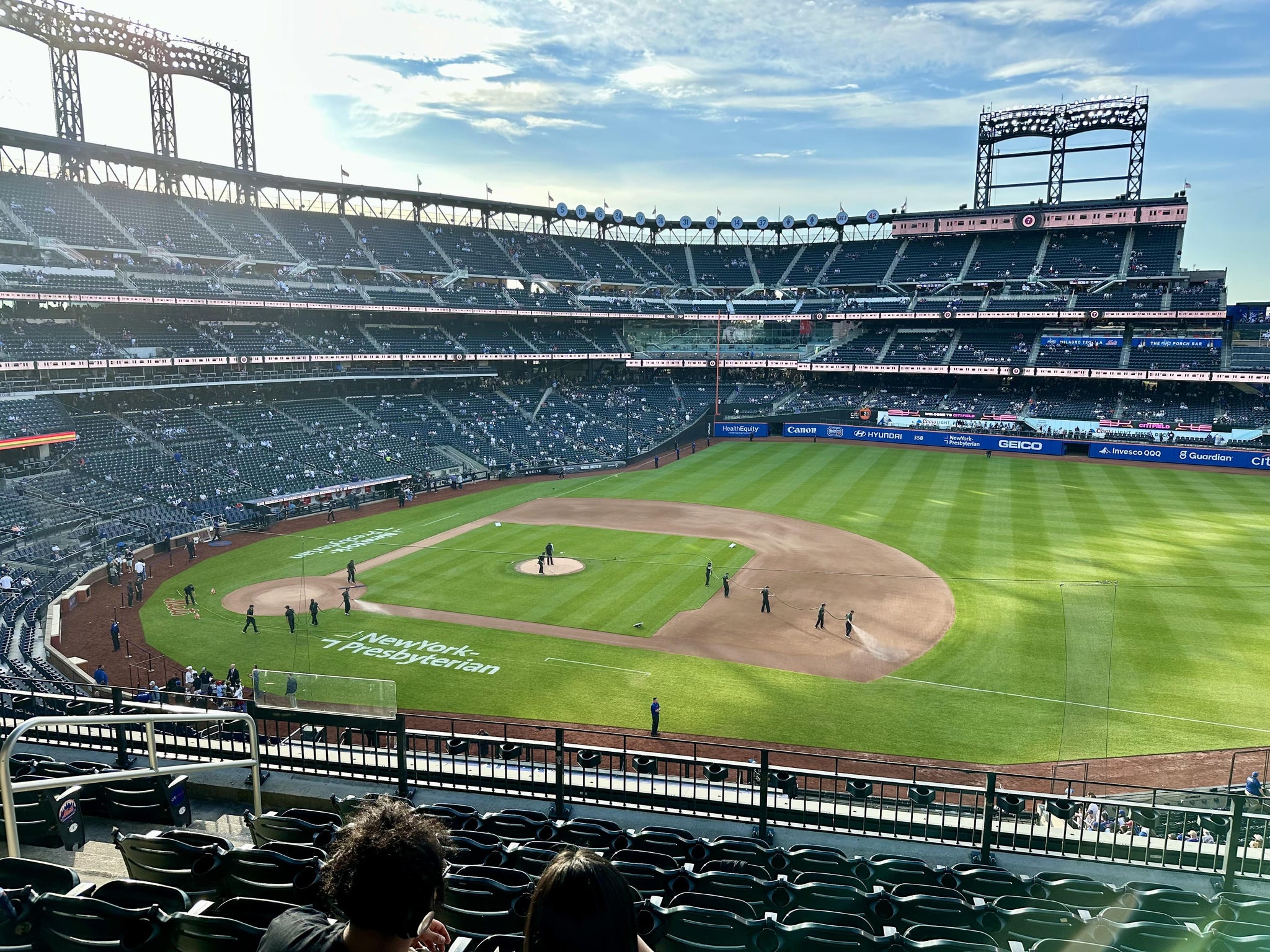 Real Fan View taken from Section 310 at Citi Field by Frank D