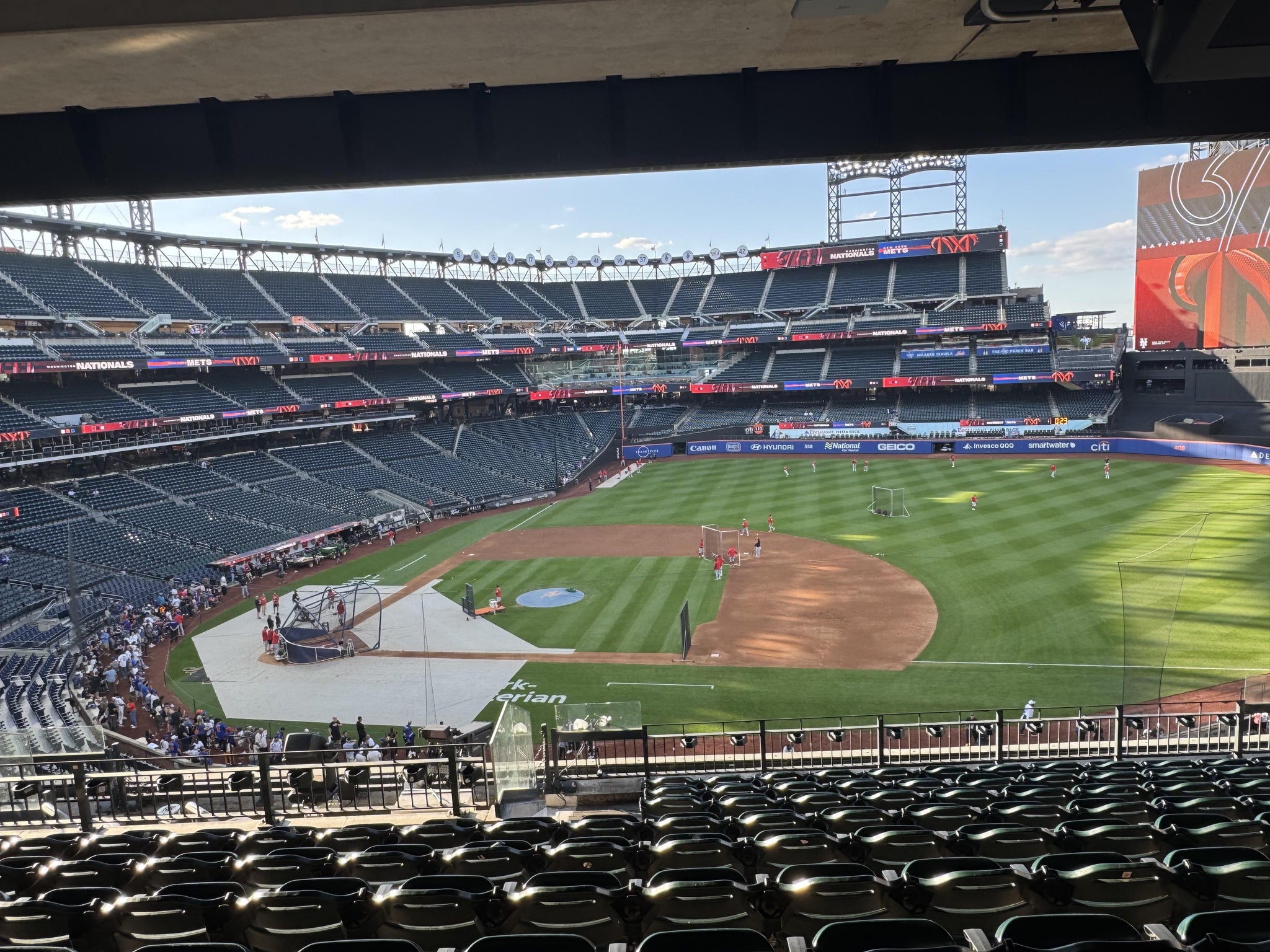 Real Fan View taken from Section 311 at Citi Field by Hector S