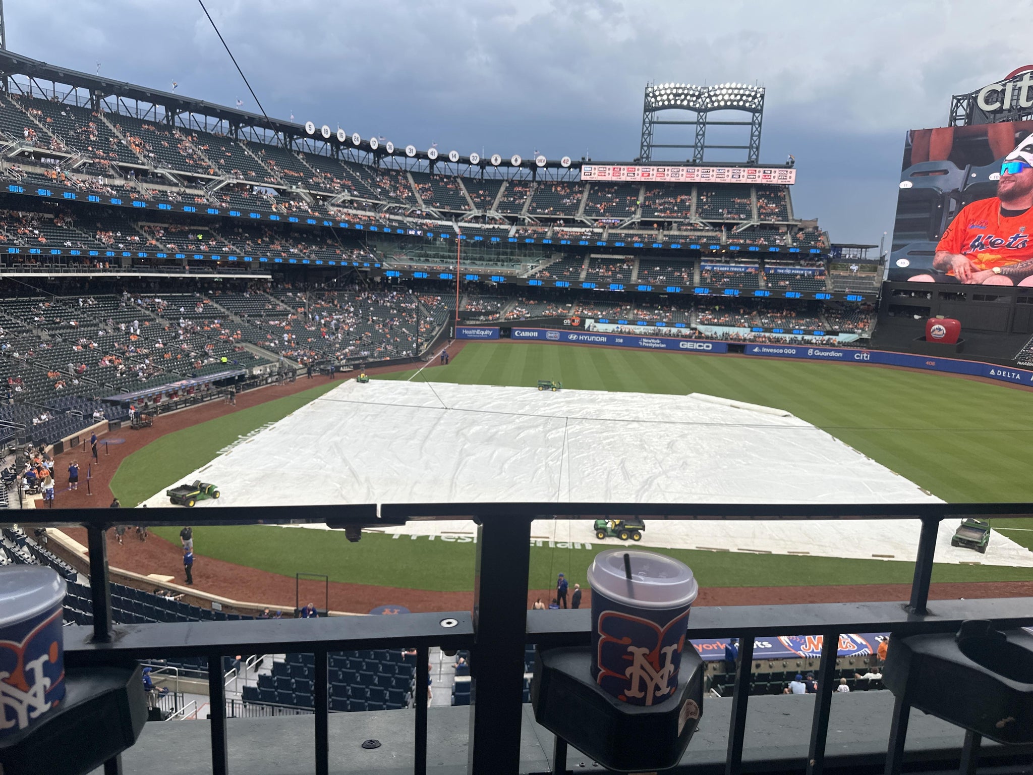 Real Fan View taken from Section 312 at Citi Field by Jawmar F