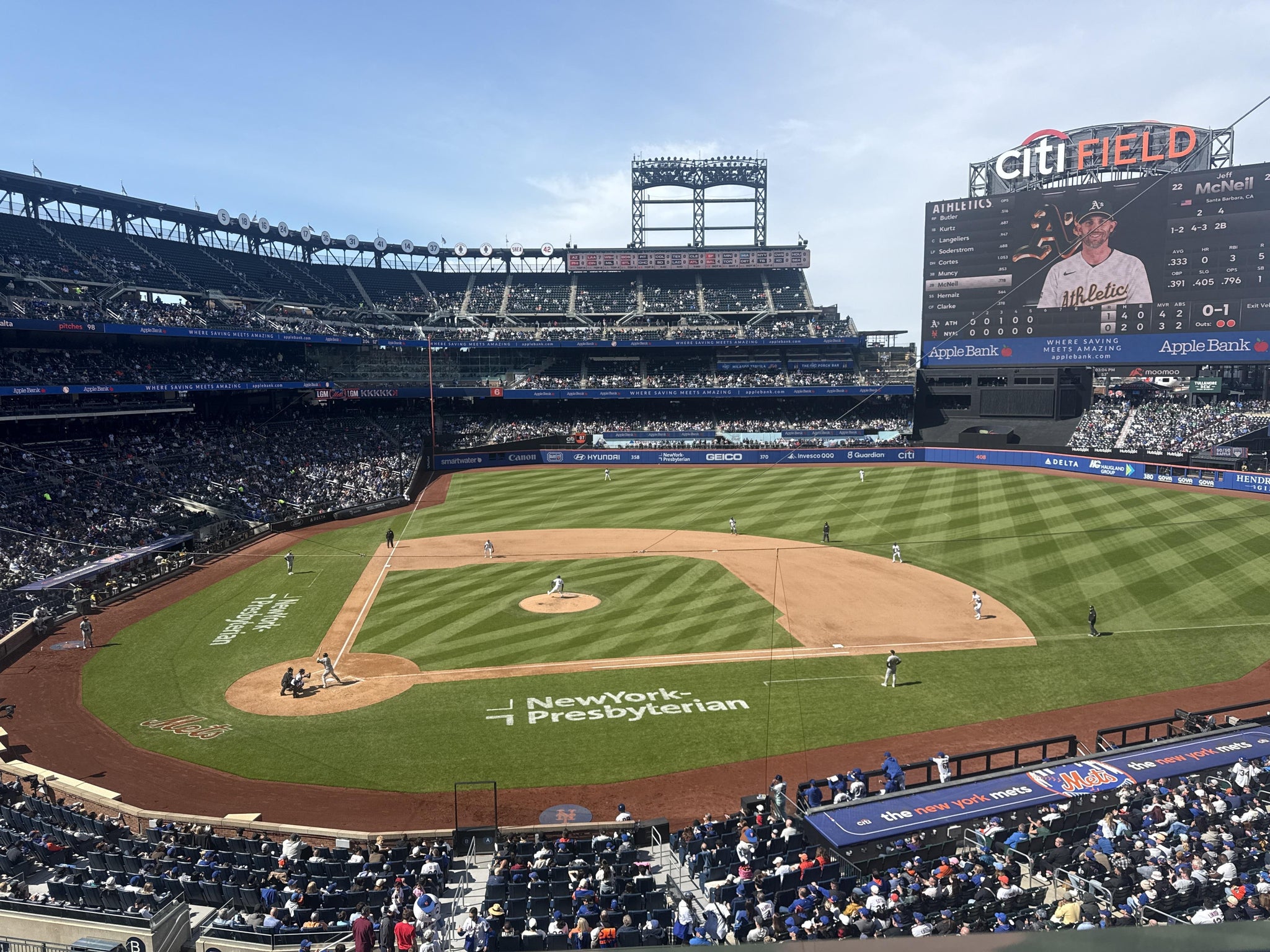 Real Fan View taken from Section 314 at Citi Field by Matthew G
