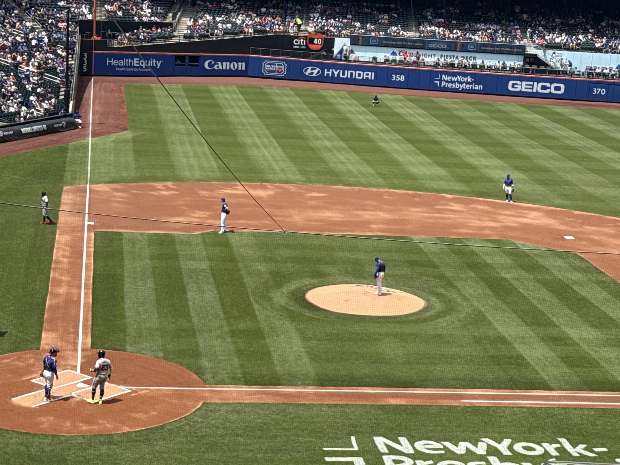Real Fan View taken from Section 315 at Citi Field by James B