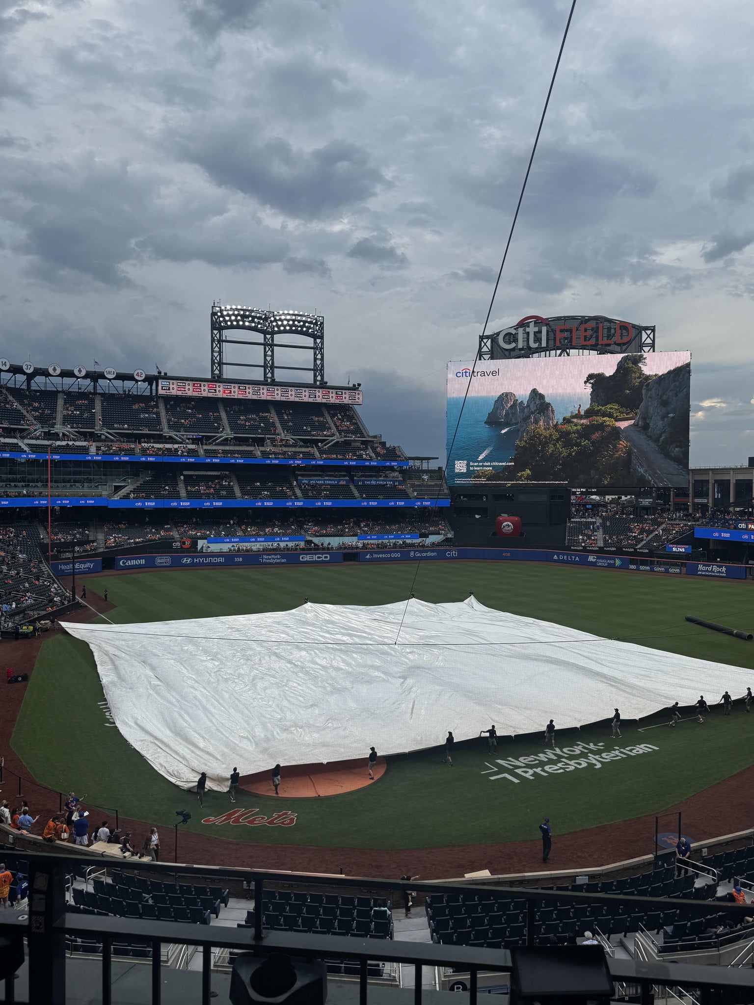 Real Fan View taken from Section 317 at Citi Field by Kim J