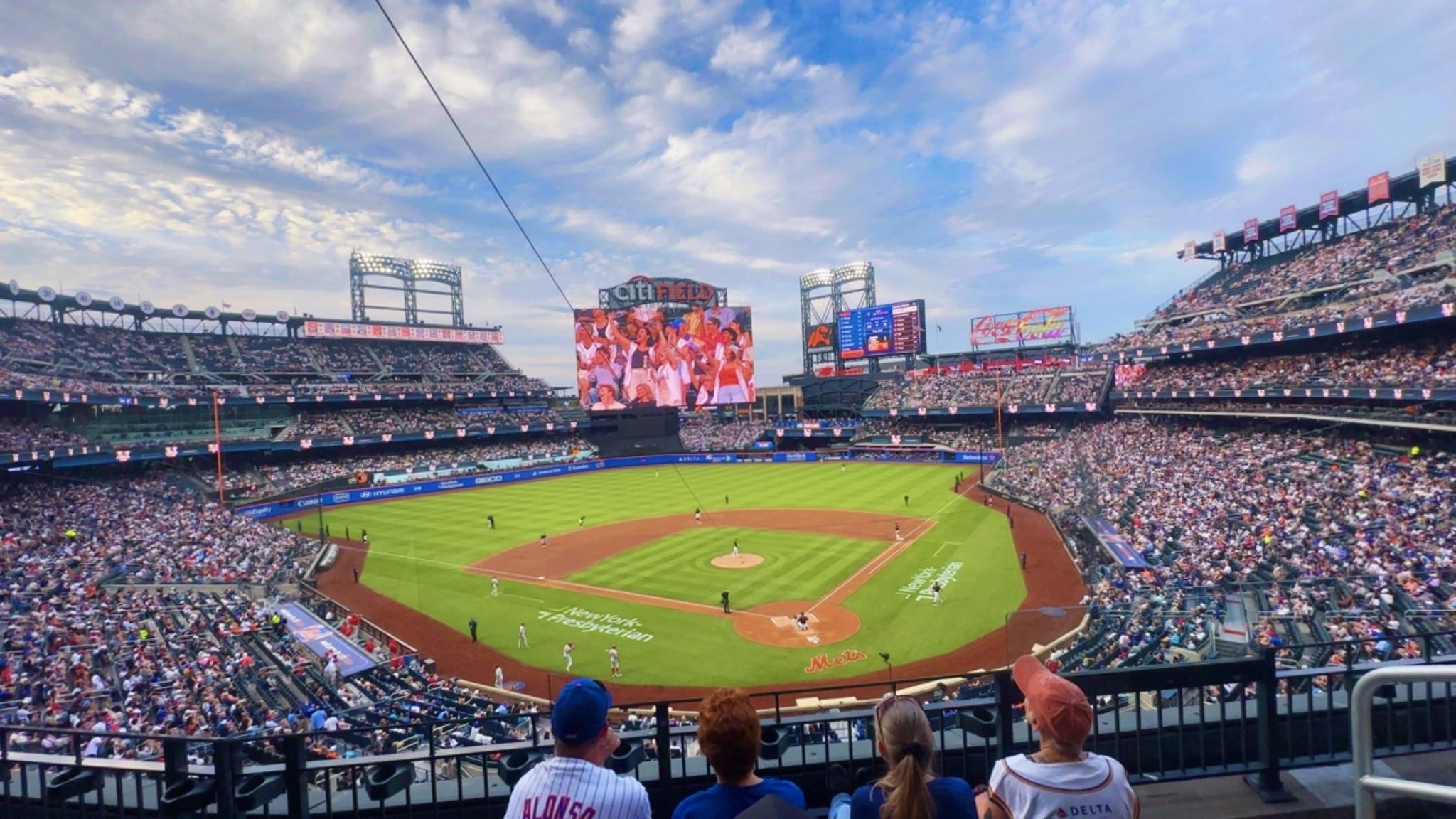 Vue réelle des fans prise de la Section 321 au site Citi Field par Corey R
