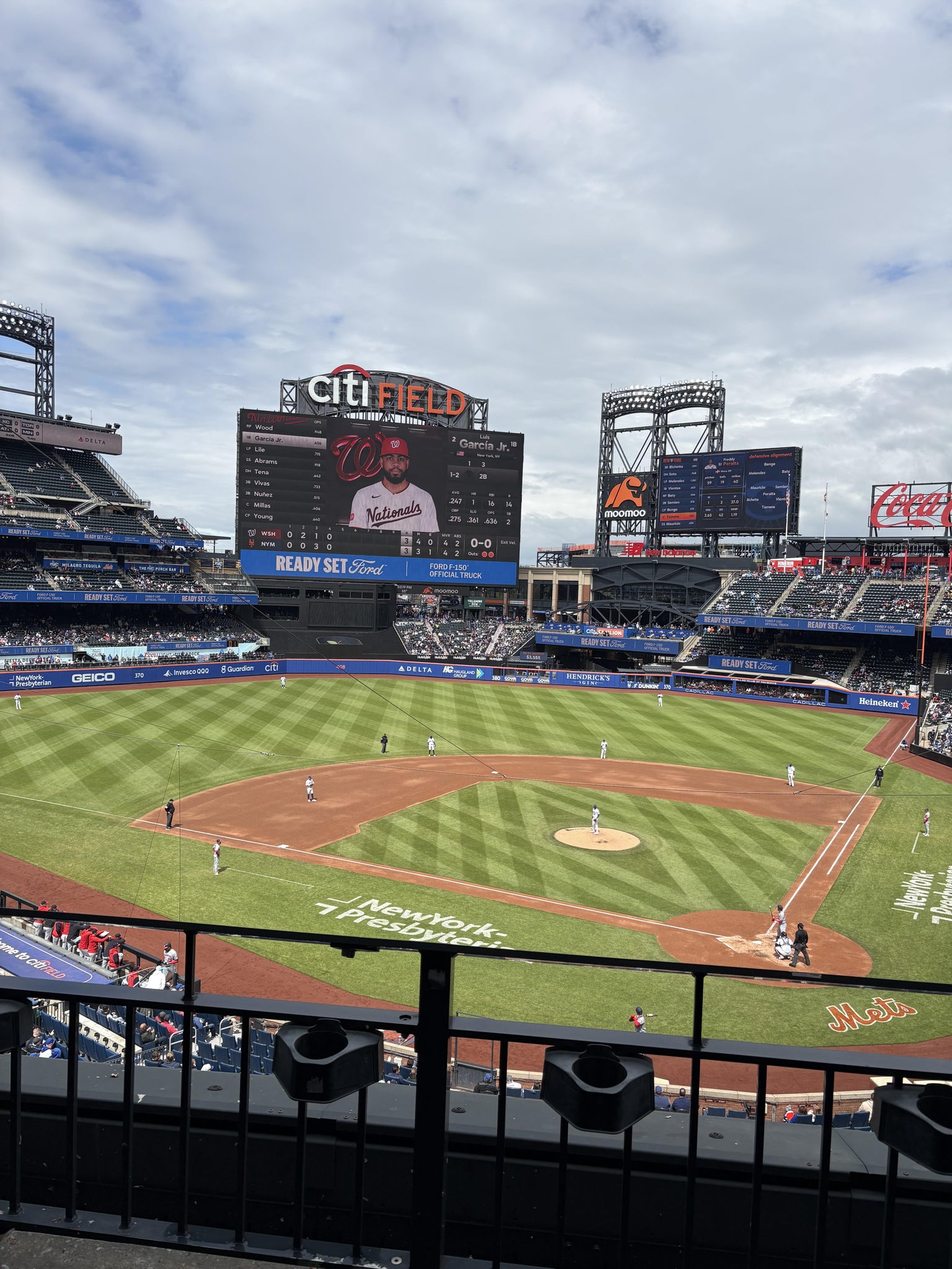 Real Fan View taken from Section 322 at Citi Field by Chris C