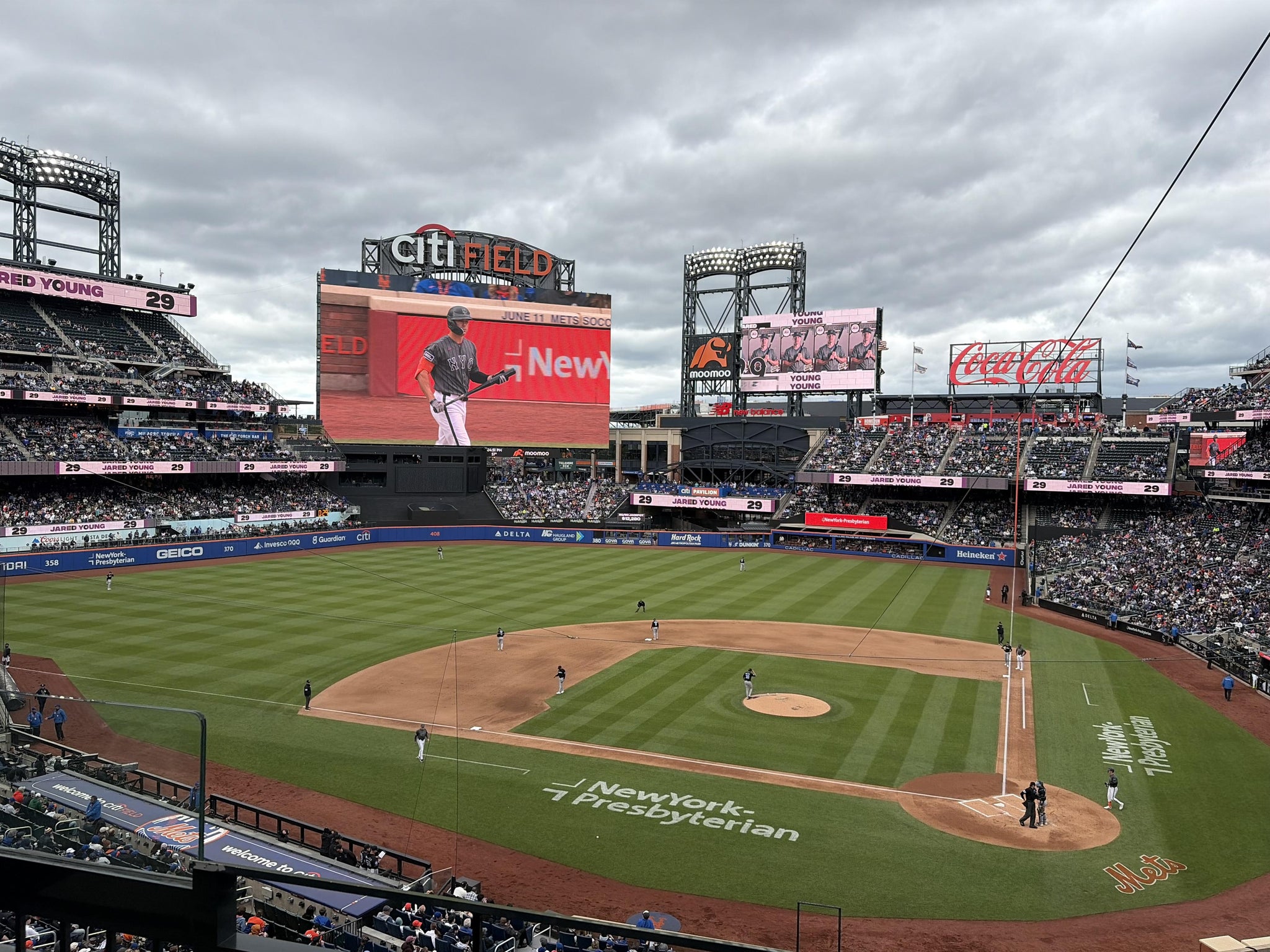 Real Fan View taken from Section 323 at Citi Field by Pedro C