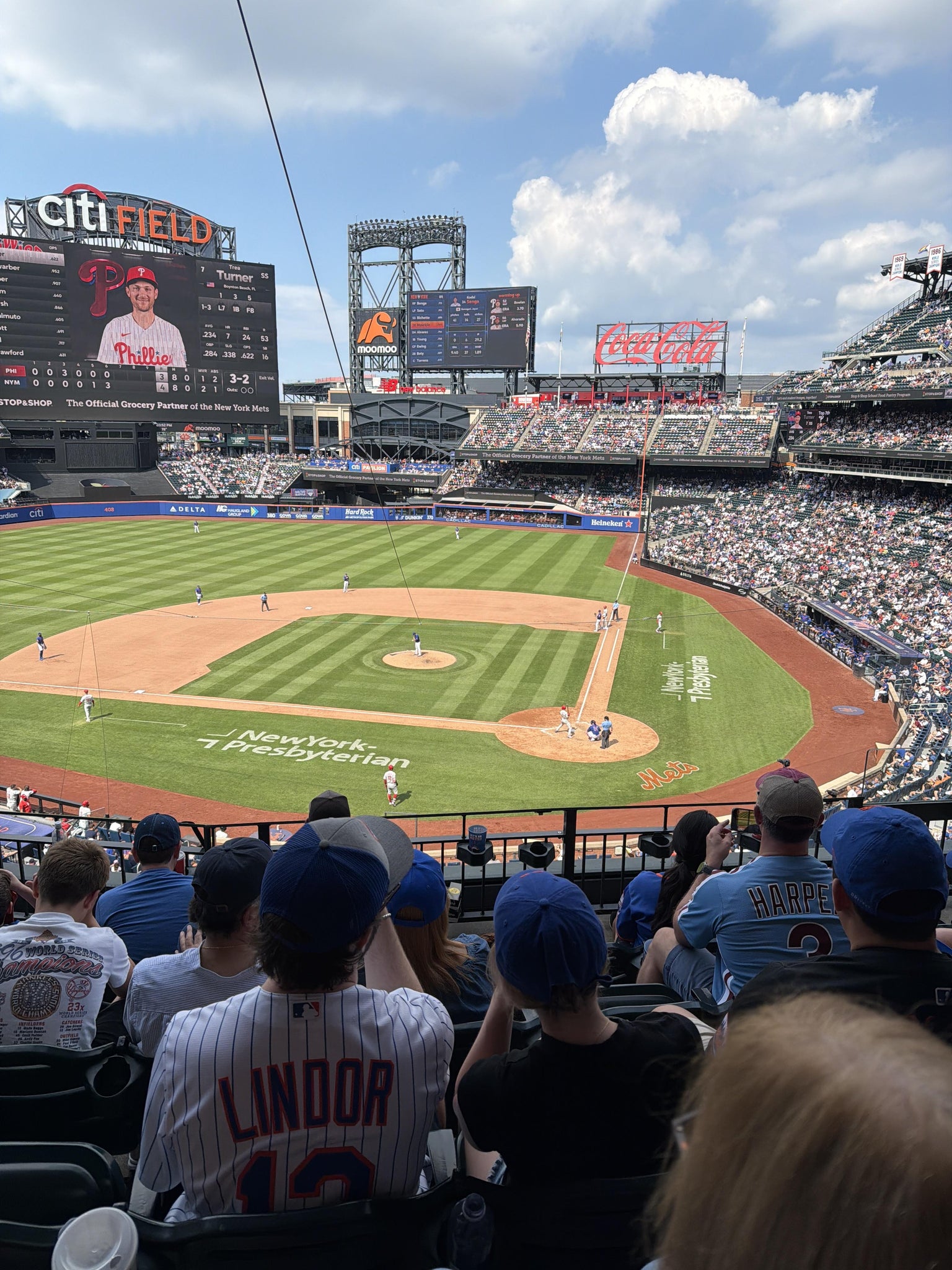 Real Fan View taken from Section 323 at Citi Field by Richard R