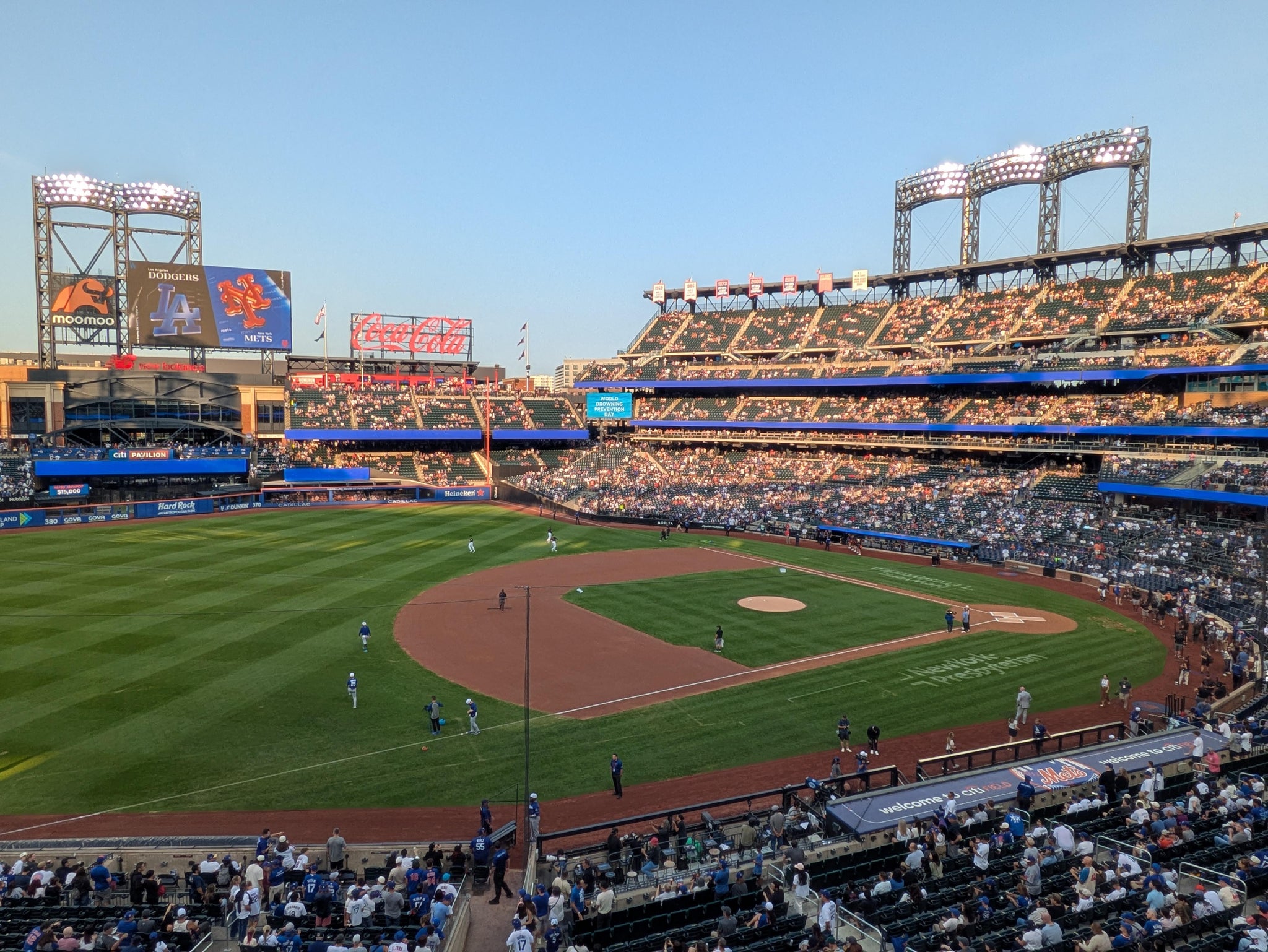 Vue réelle des fans prise de la Section 329 au site Citi Field par Nao K