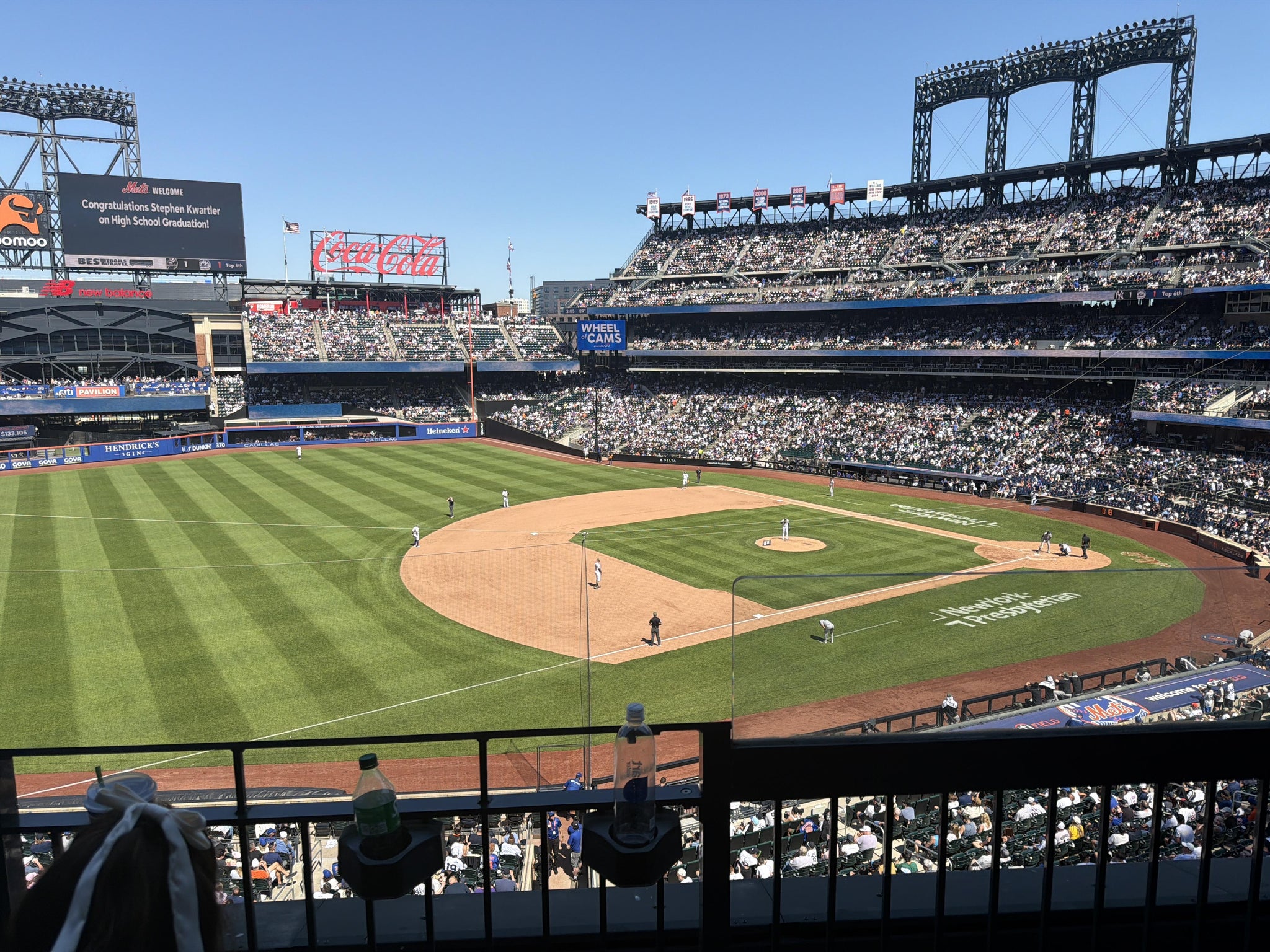 Real Fan View taken from Section 330 at Citi Field by Barry P