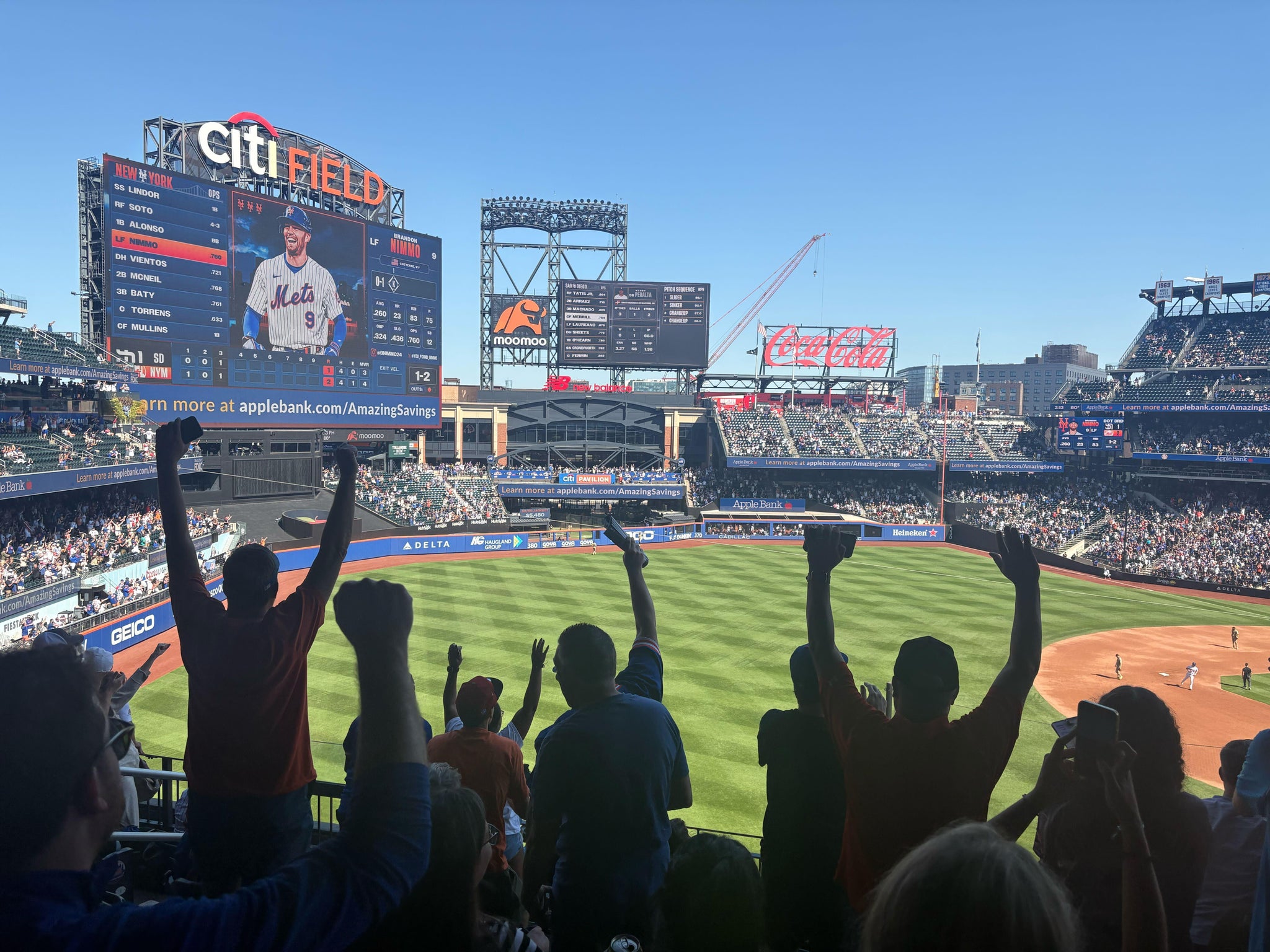 Real Fan View taken from Section 331 at Citi Field by Vedant P